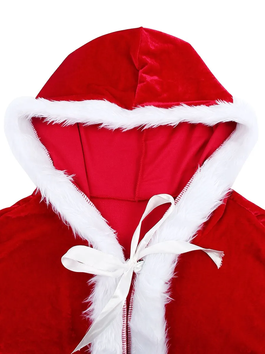 Joyeux Nol Mme Santa Claus Nol Costume Cape