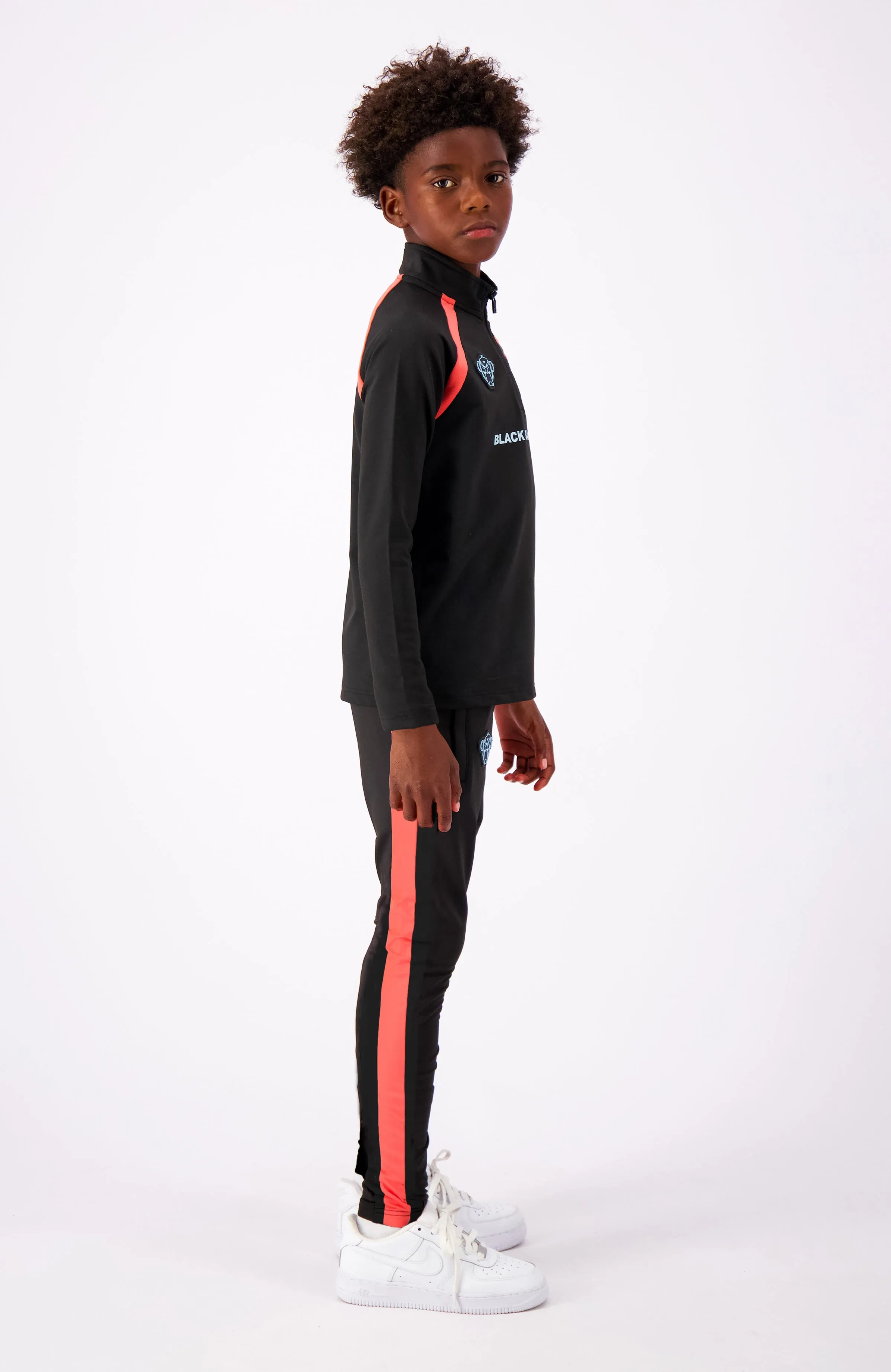 JR. FOOTBALL TRACKSUIT | Black