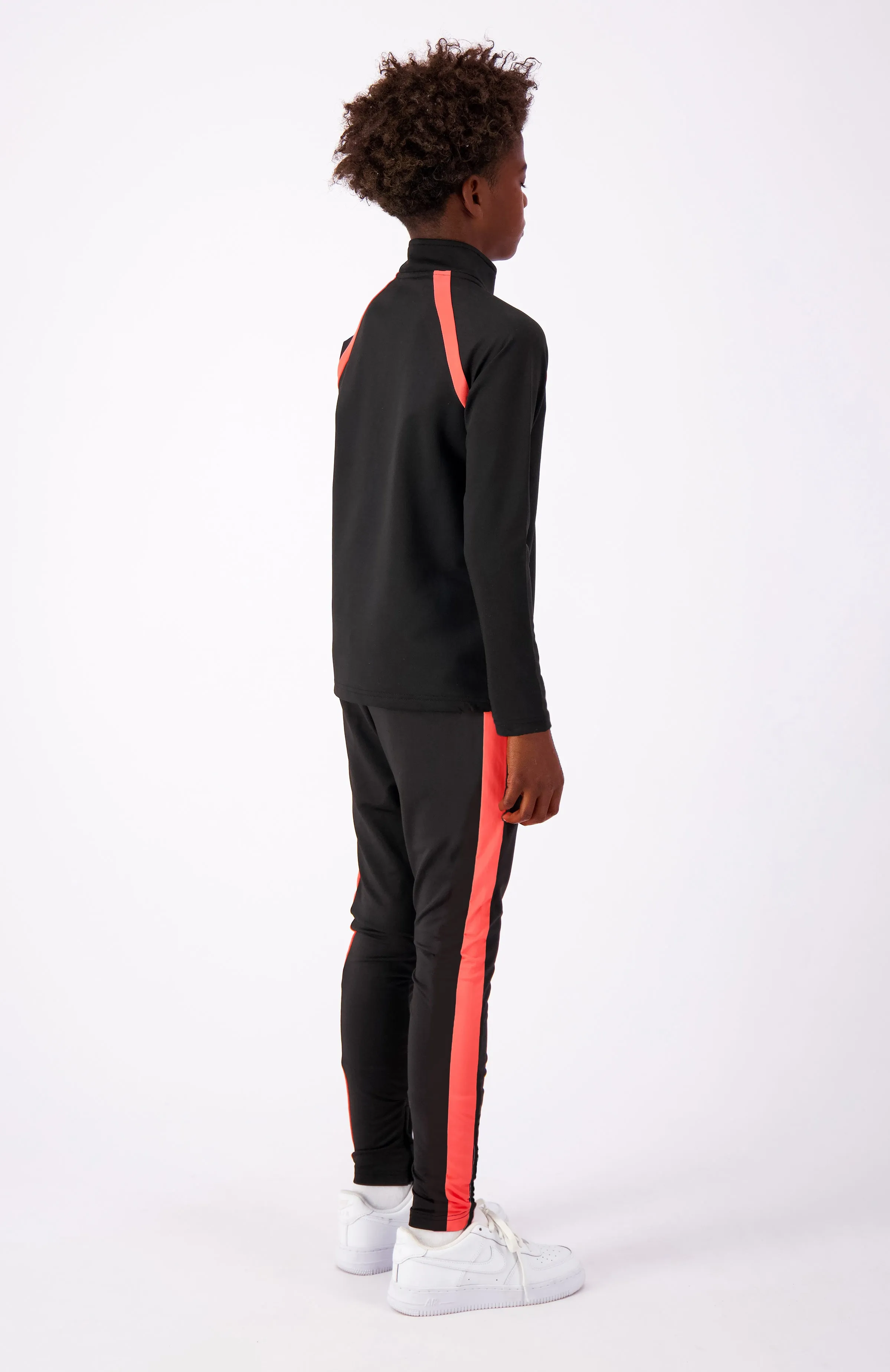 JR. FOOTBALL TRACKSUIT | Black