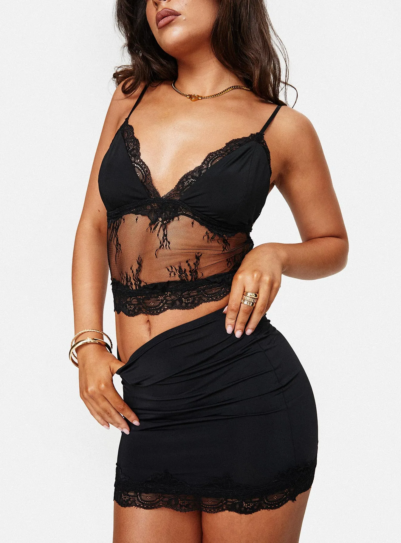 Kairi Lace Set Black