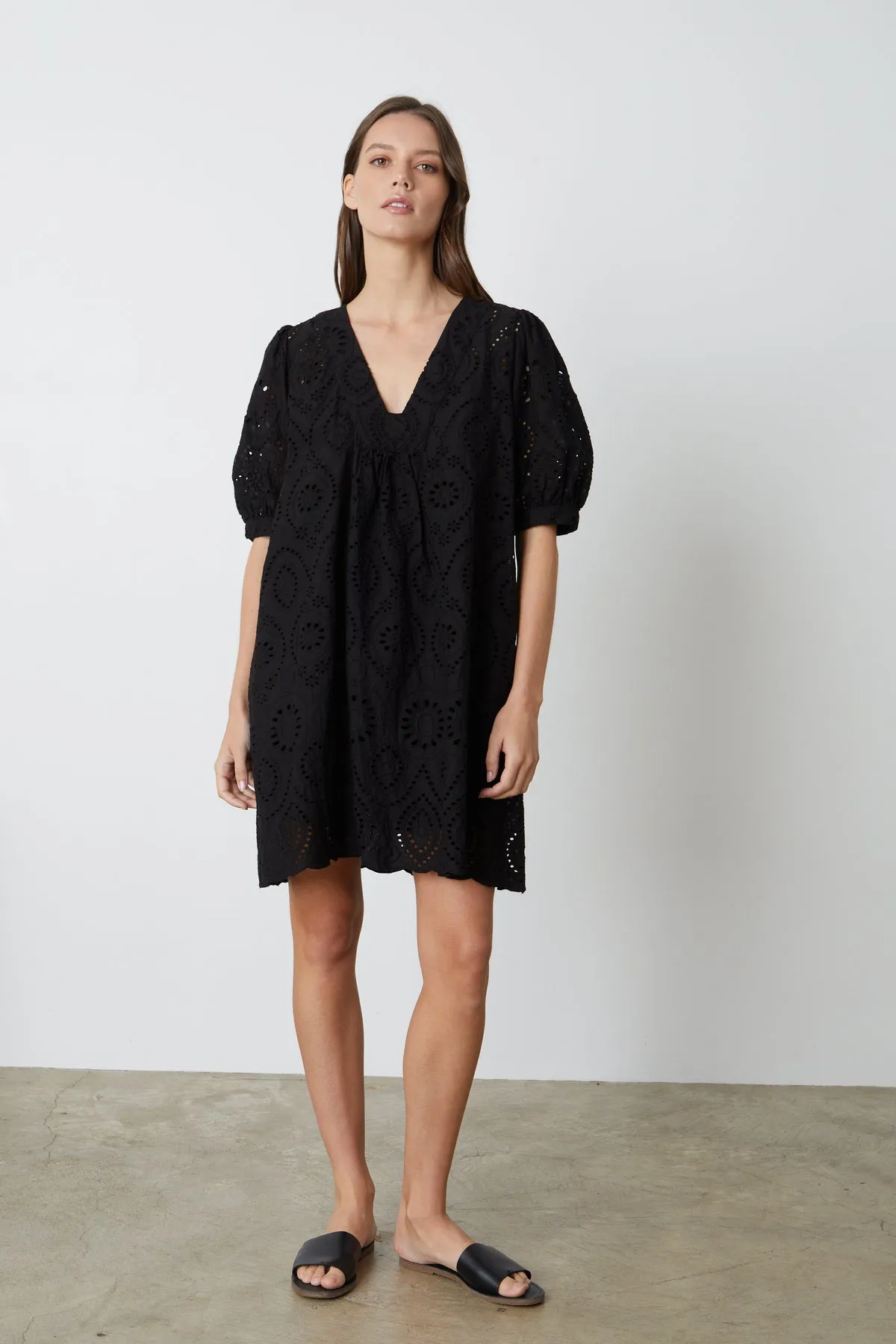 KENNIE EYELET DRESS