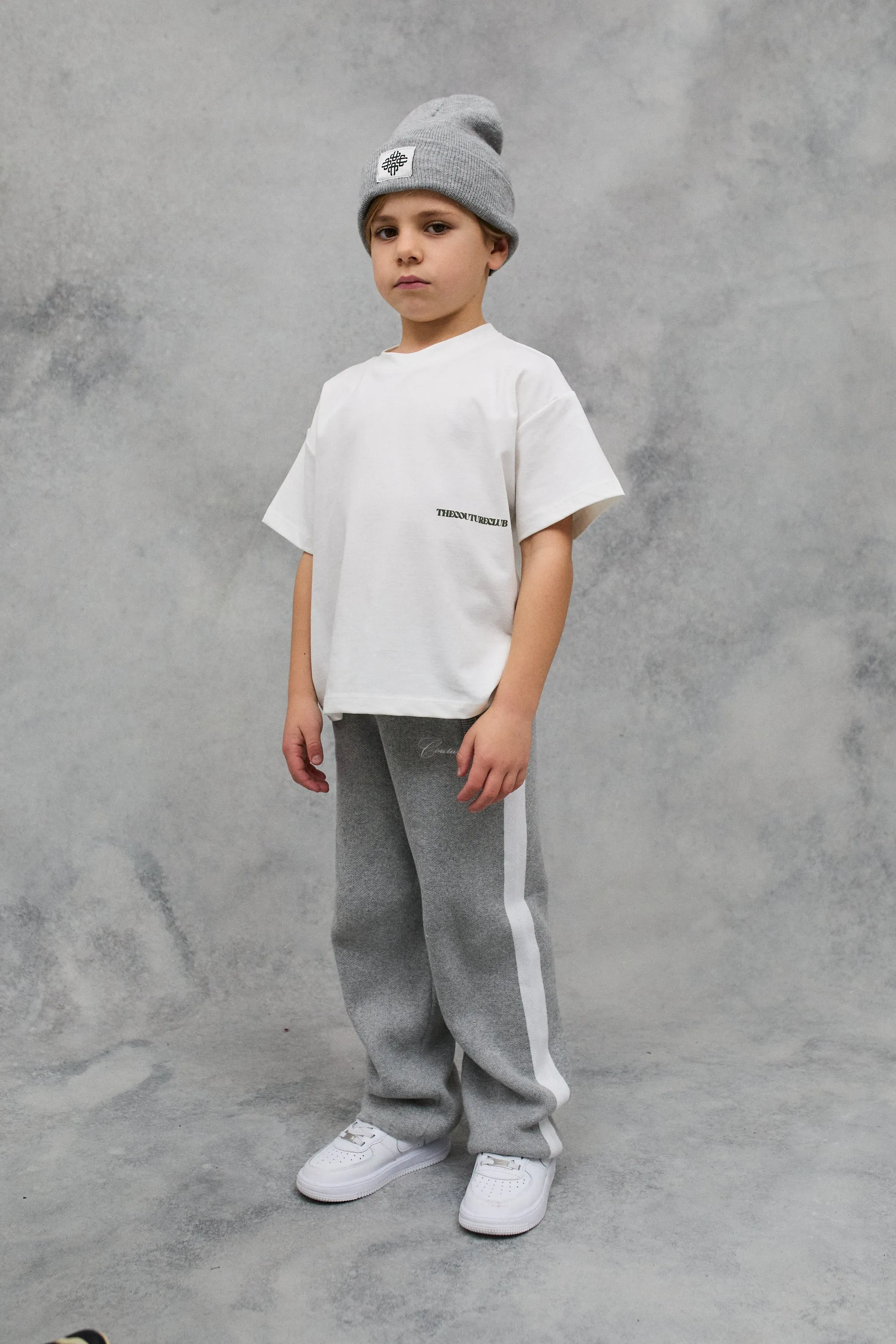 KIDS DESIGN DEPARTMENT GRAPHIC T-SHIRT - OFF WHITE/KHAKI