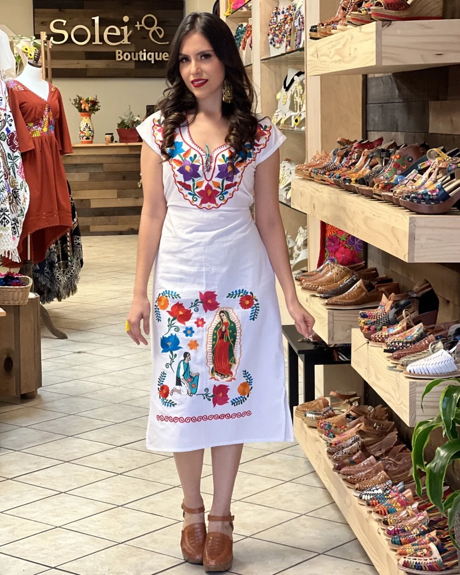 Kimono Virgen Midi Dress