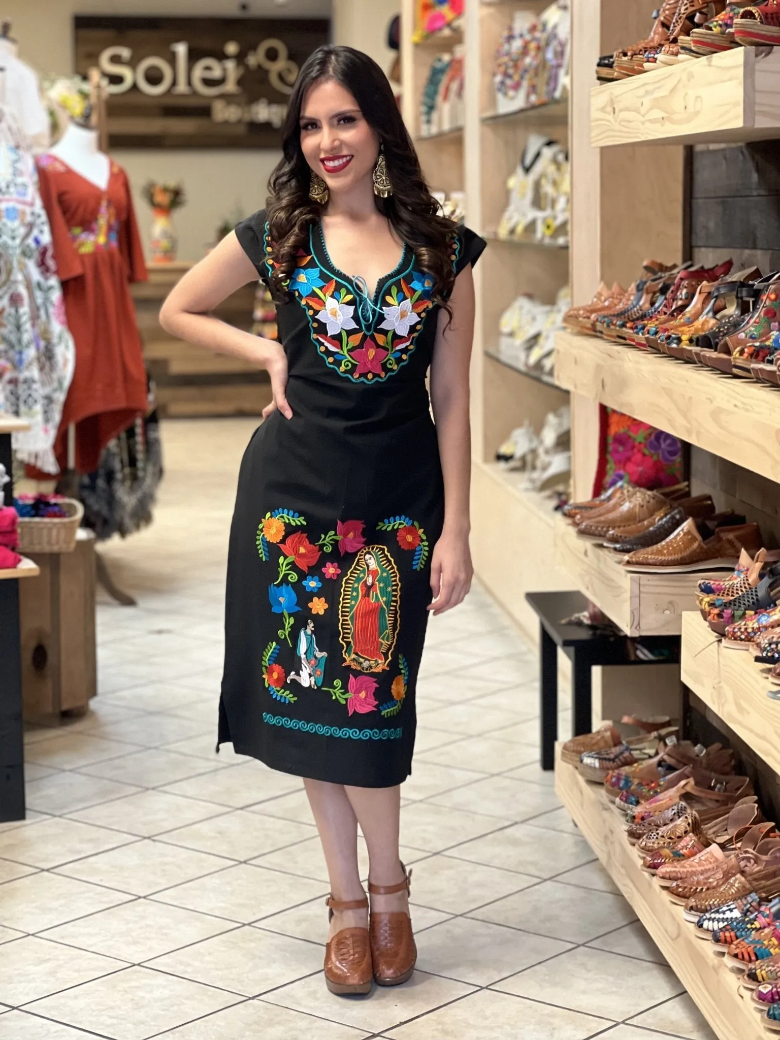 Kimono Virgen Midi Dress