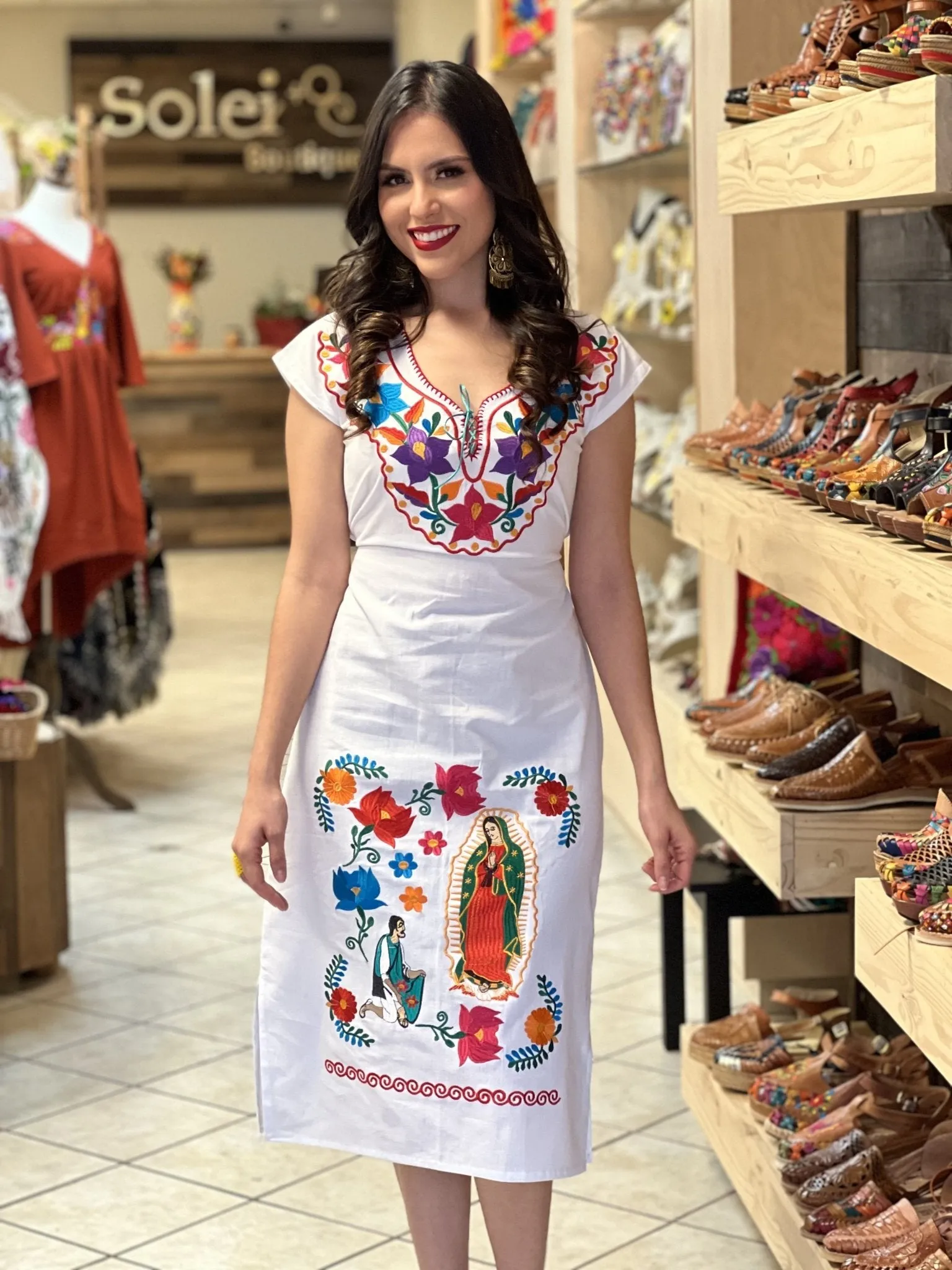 Kimono Virgen Midi Dress