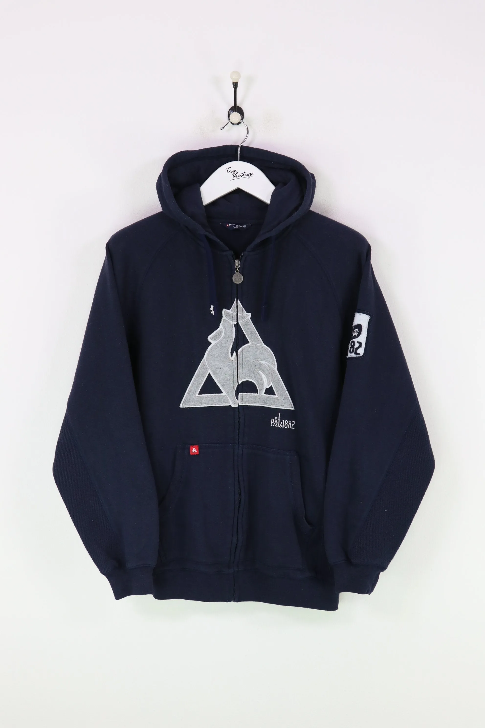 Le Coq Sportif Zip Hoodie Navy Medium