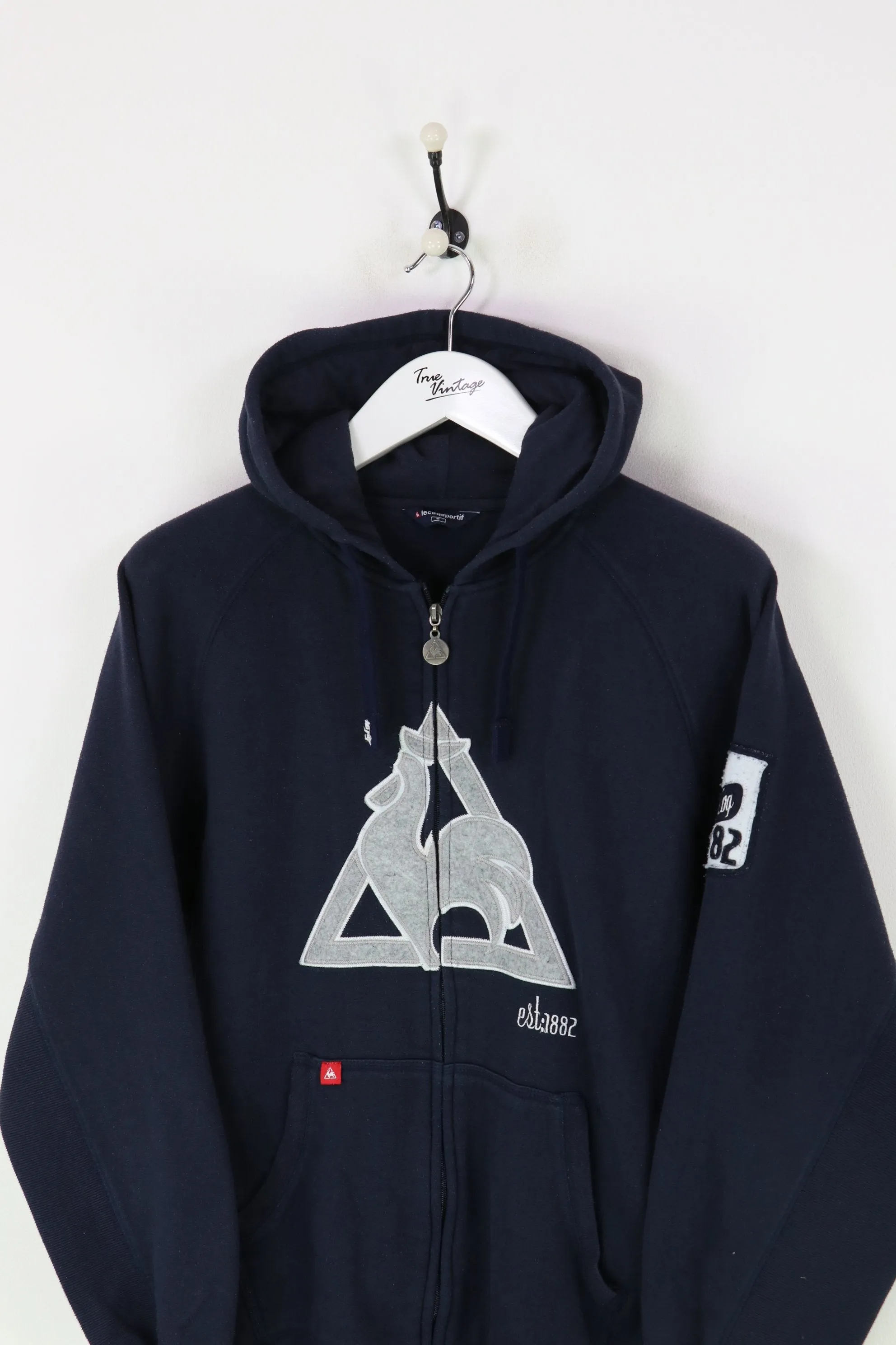 Le Coq Sportif Zip Hoodie Navy Medium