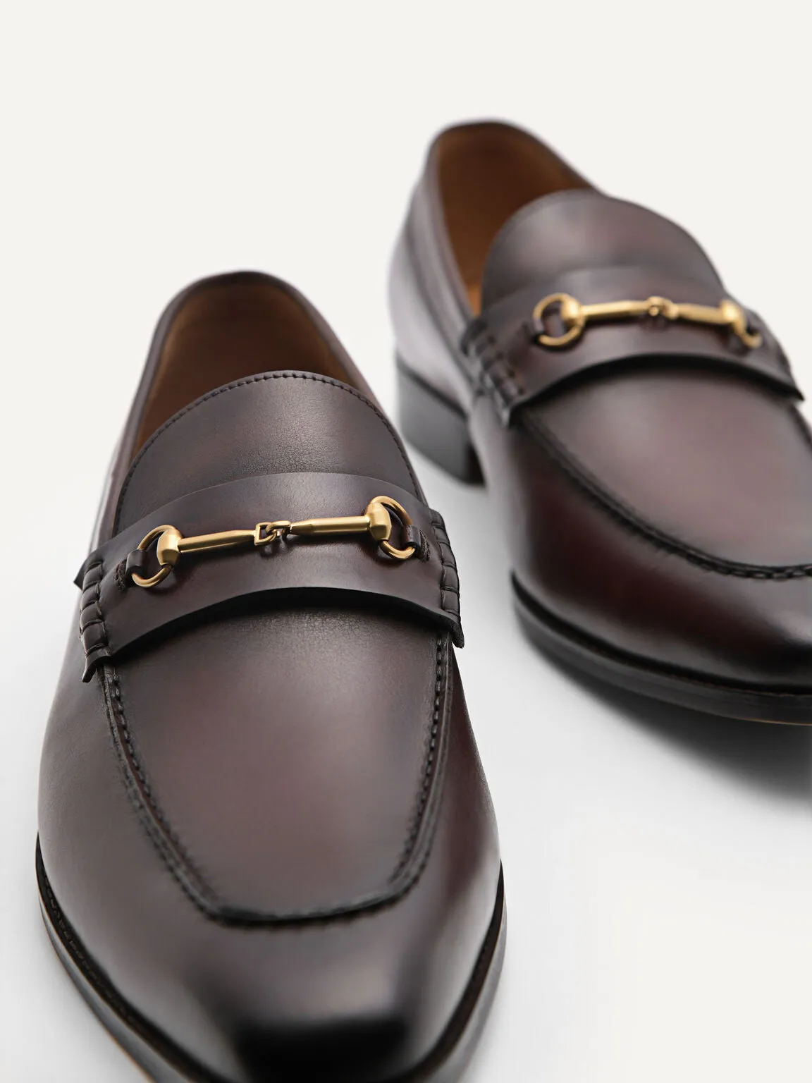 Leather Horsebit Loafer