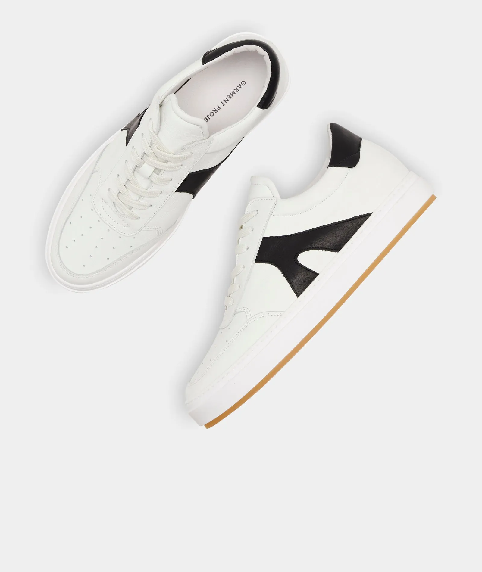 Legend - White/Black Leather