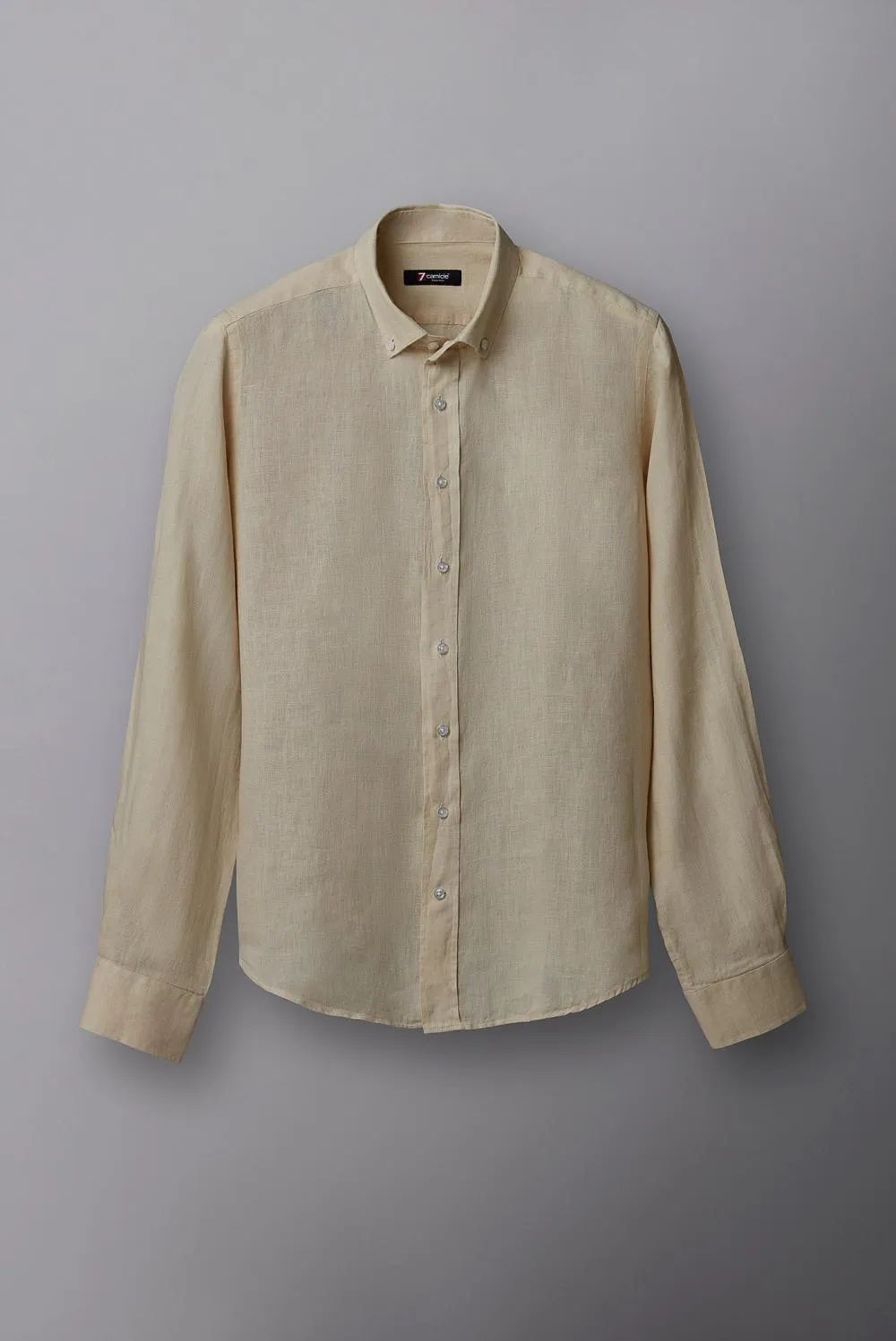 Leonardo Essentials Linen Man Shirt Beige