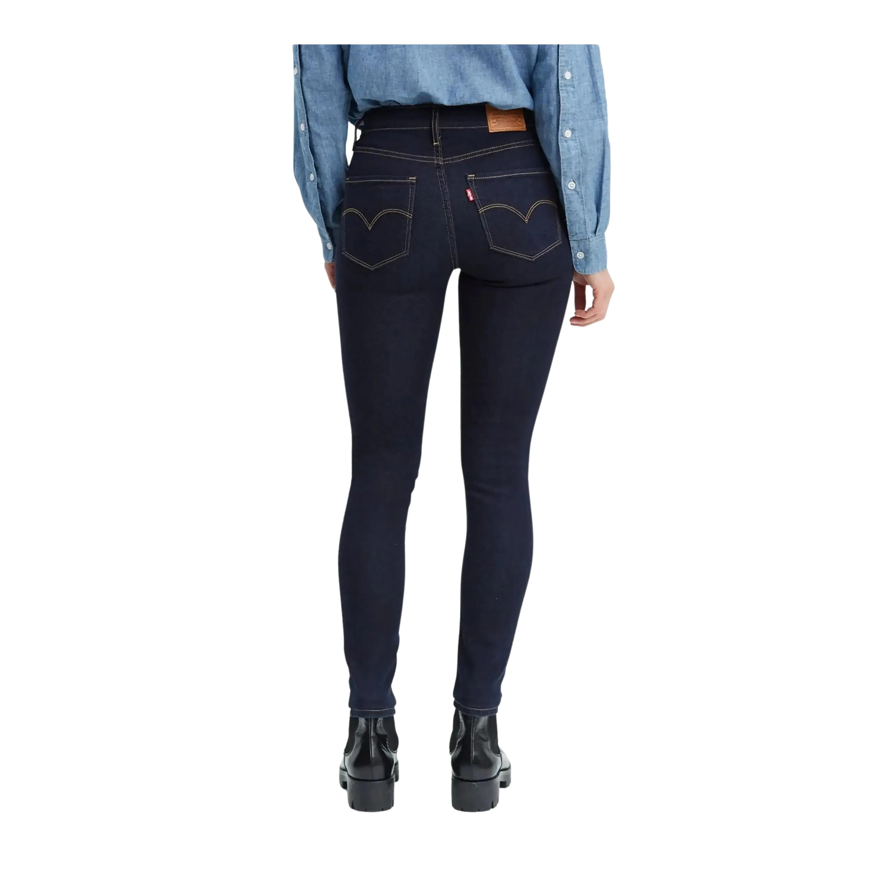 Levi's 721 High-Waisted Skinny Jeans in To The Nine - Blue