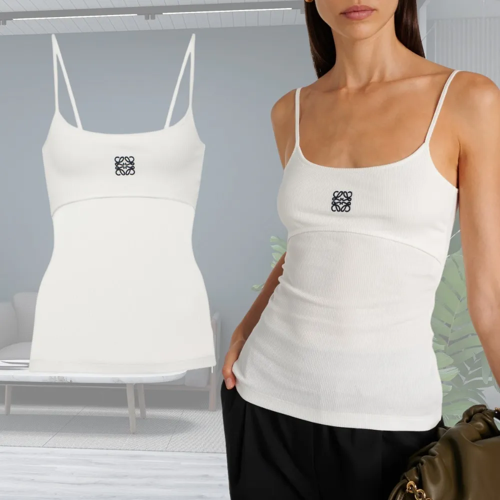 LOEWE  |Anagram strappy top in cotton