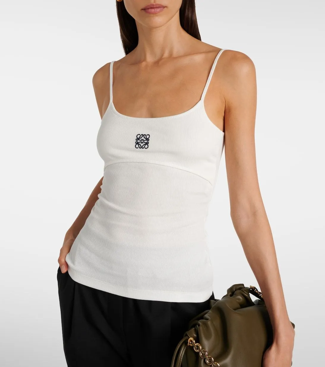 LOEWE  |Anagram strappy top in cotton