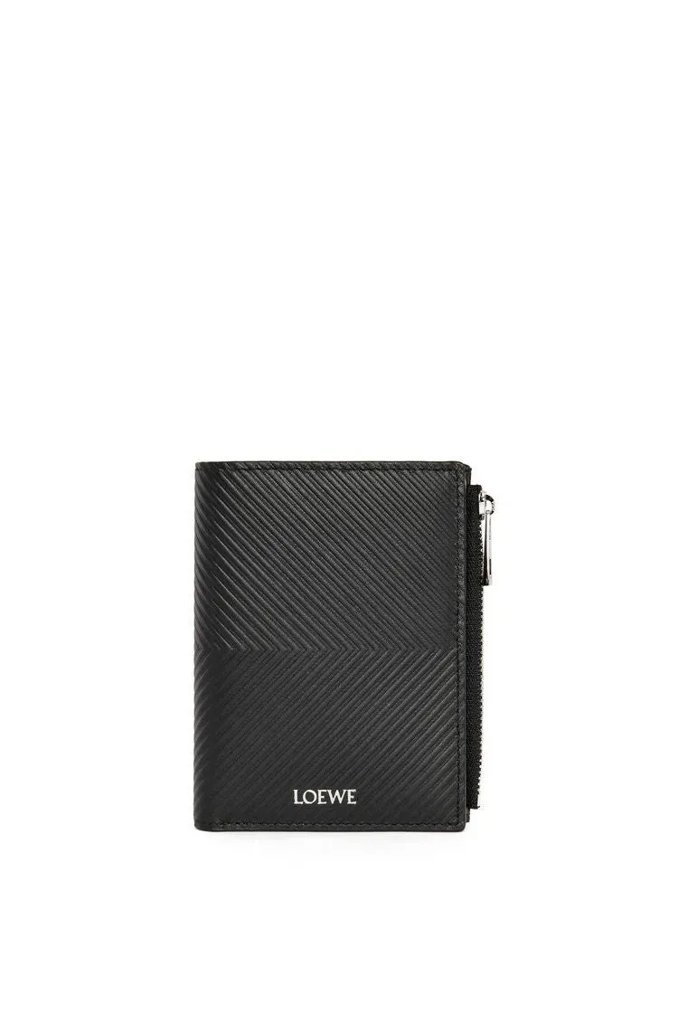 LOEWE Slim Compact Stamp Leather Wallet