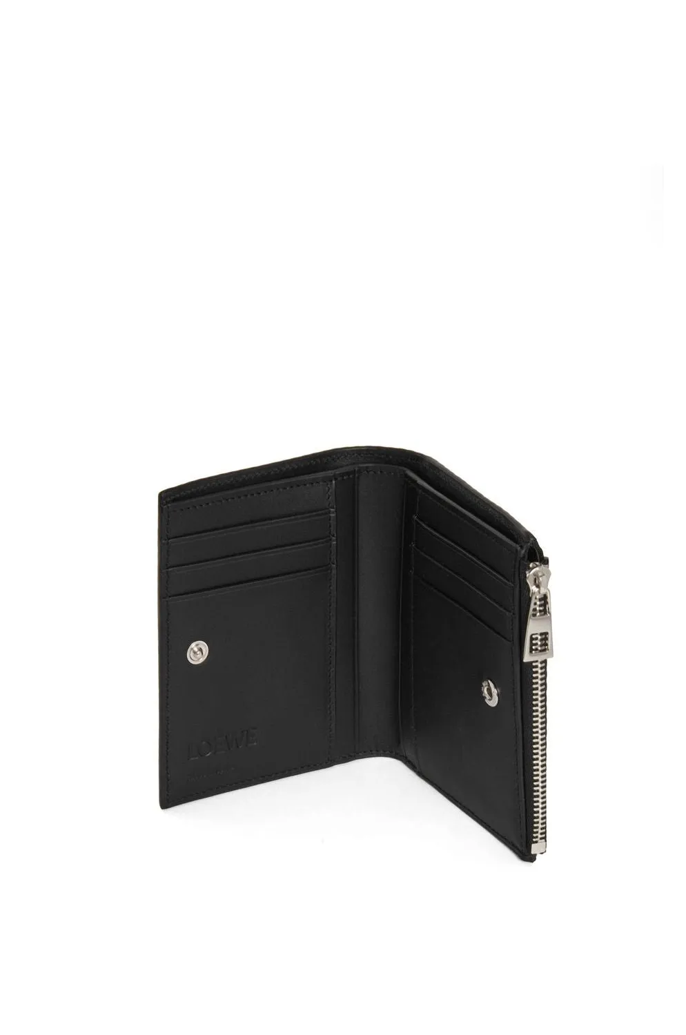 LOEWE Slim Compact Stamp Leather Wallet