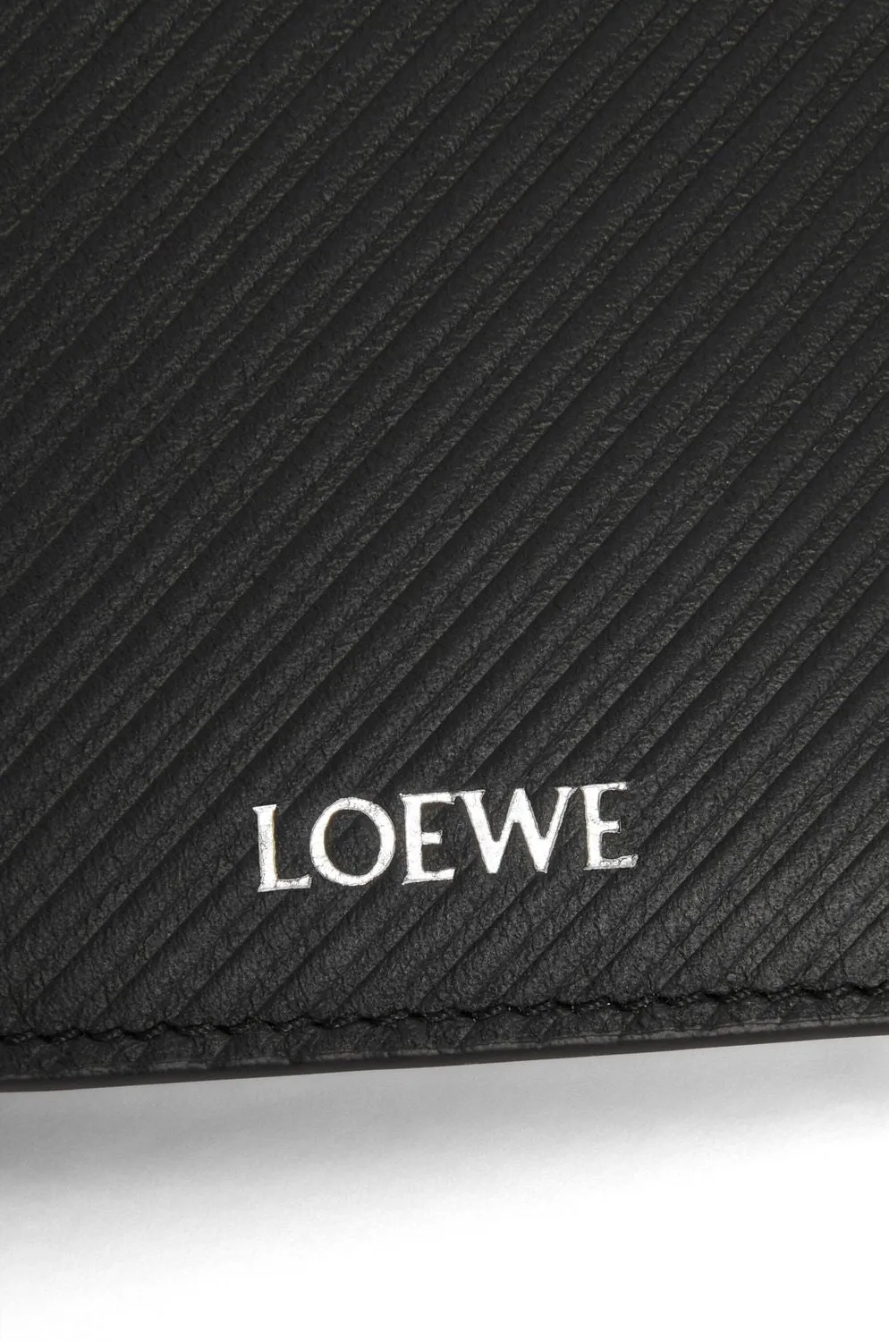 LOEWE Slim Compact Stamp Leather Wallet