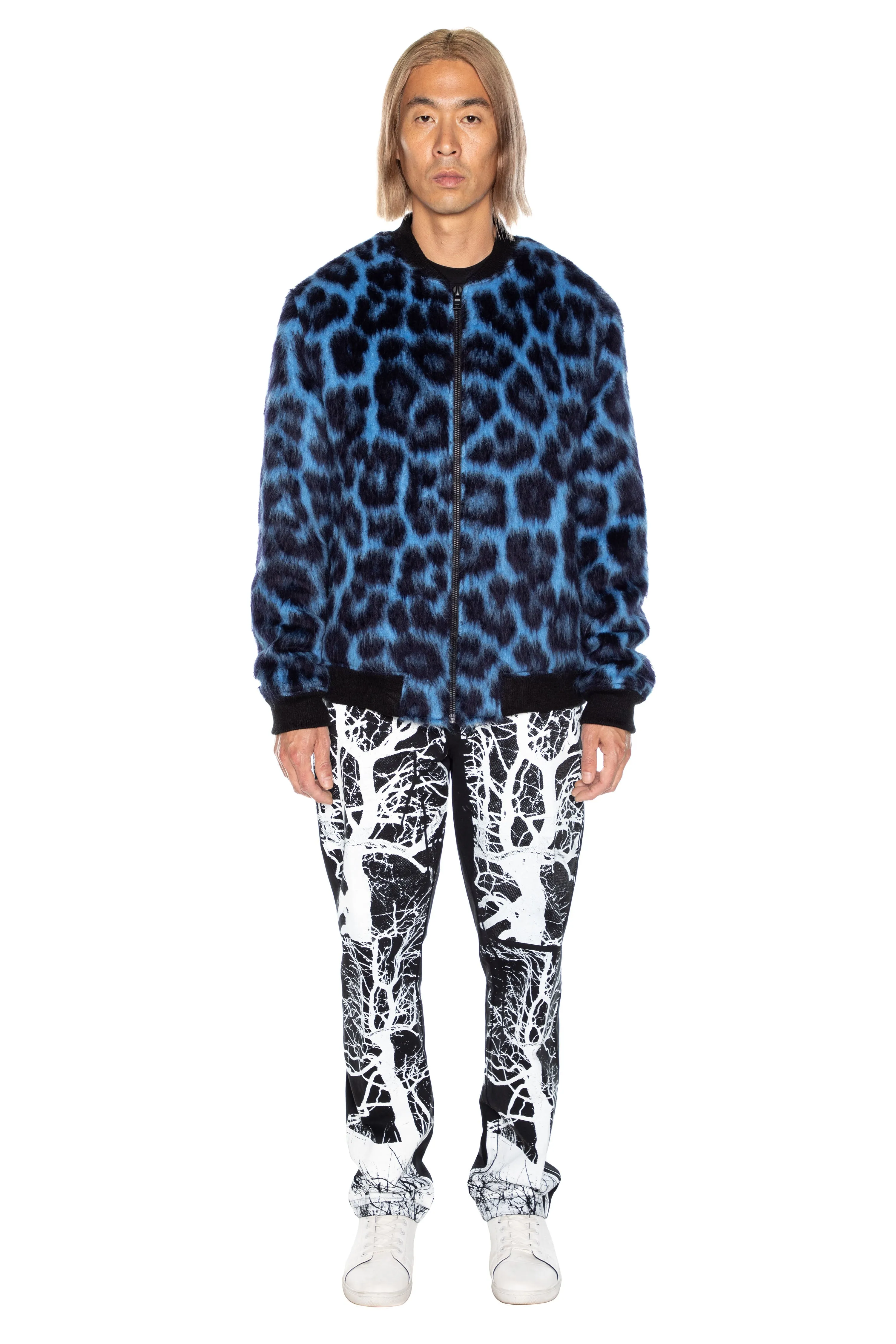 'LONDON LEOPARDO' MEN'S BOMBER JACKET