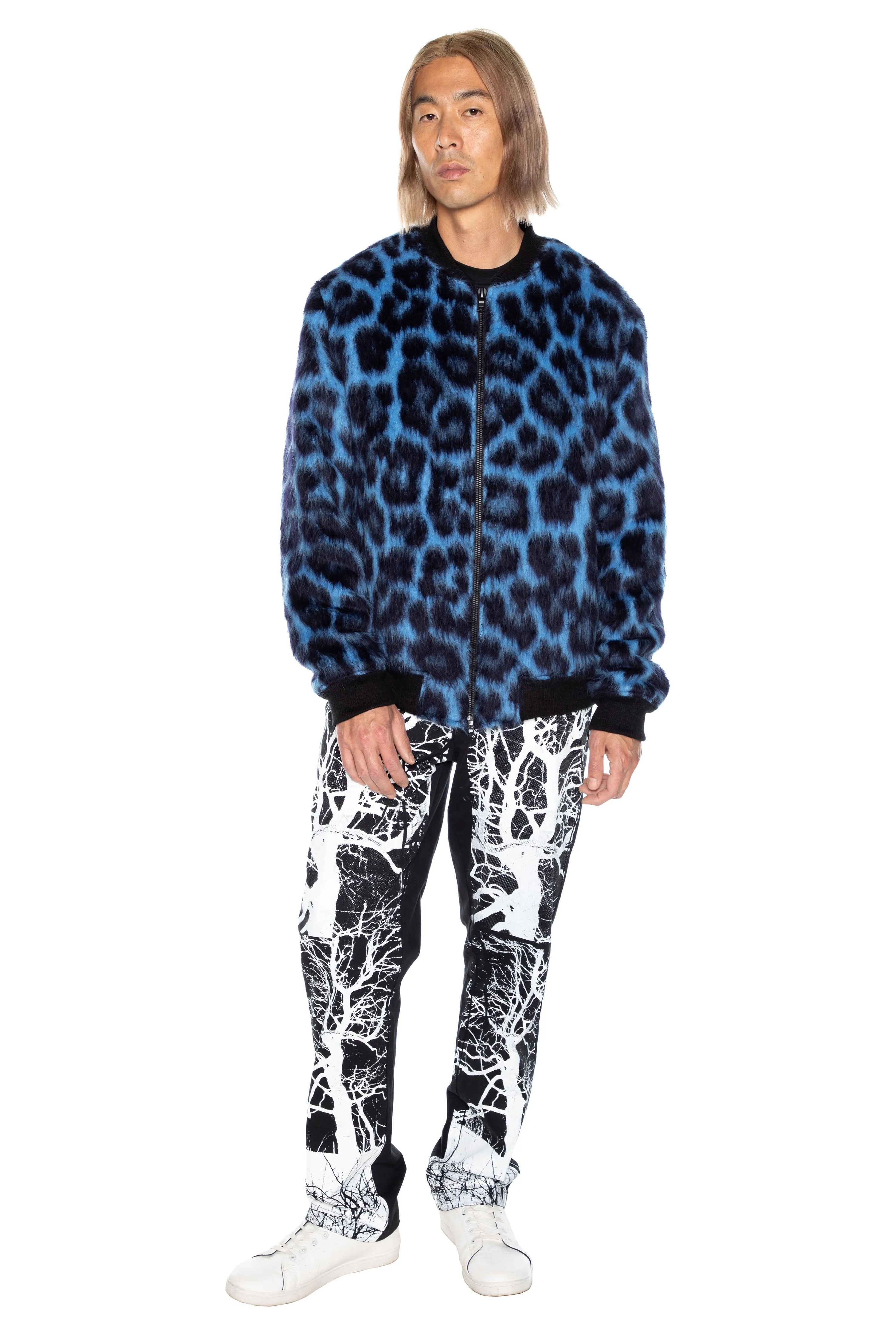 'LONDON LEOPARDO' MEN'S BOMBER JACKET