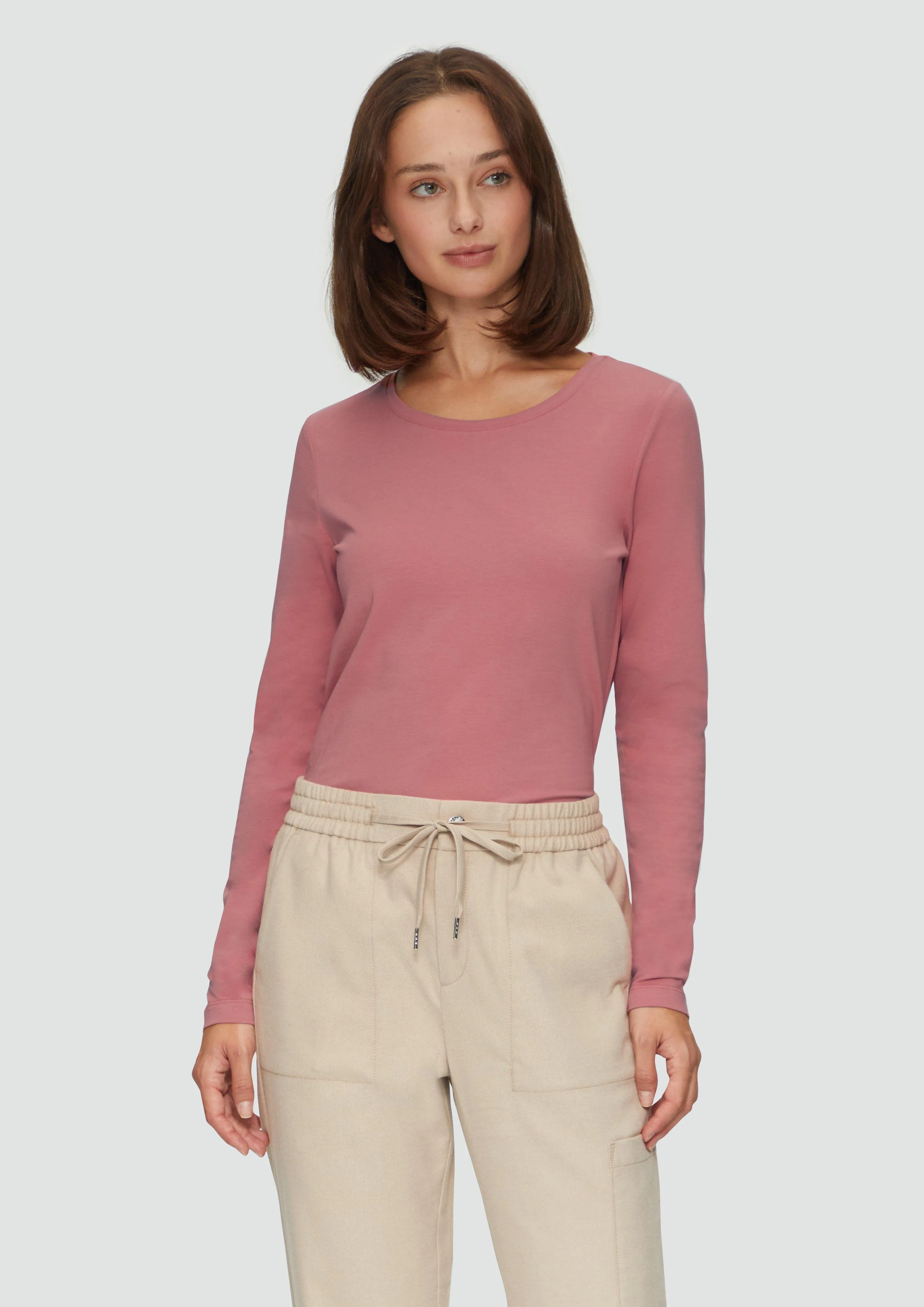 Long sleeve top in a slim fit