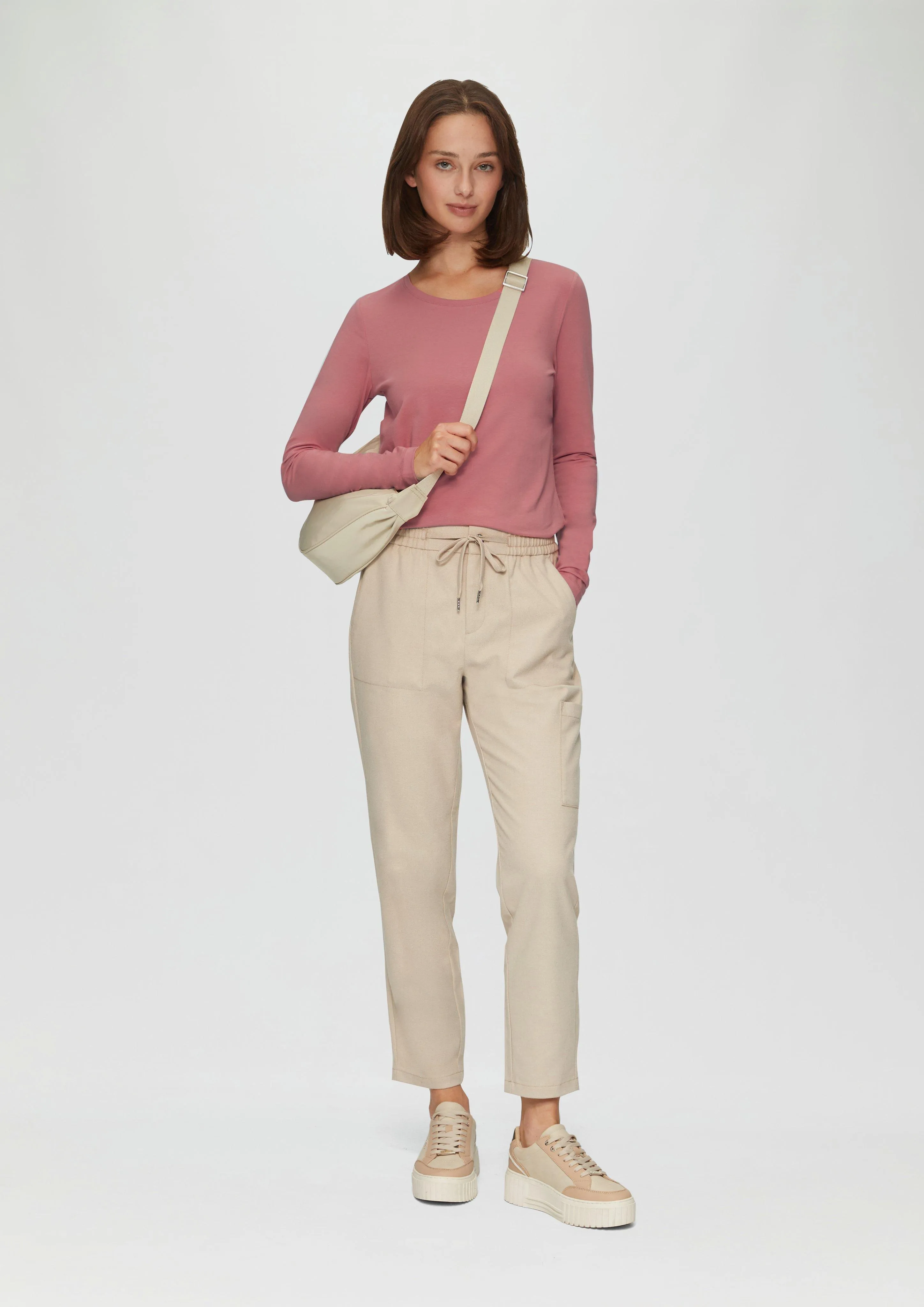 Long sleeve top in a slim fit