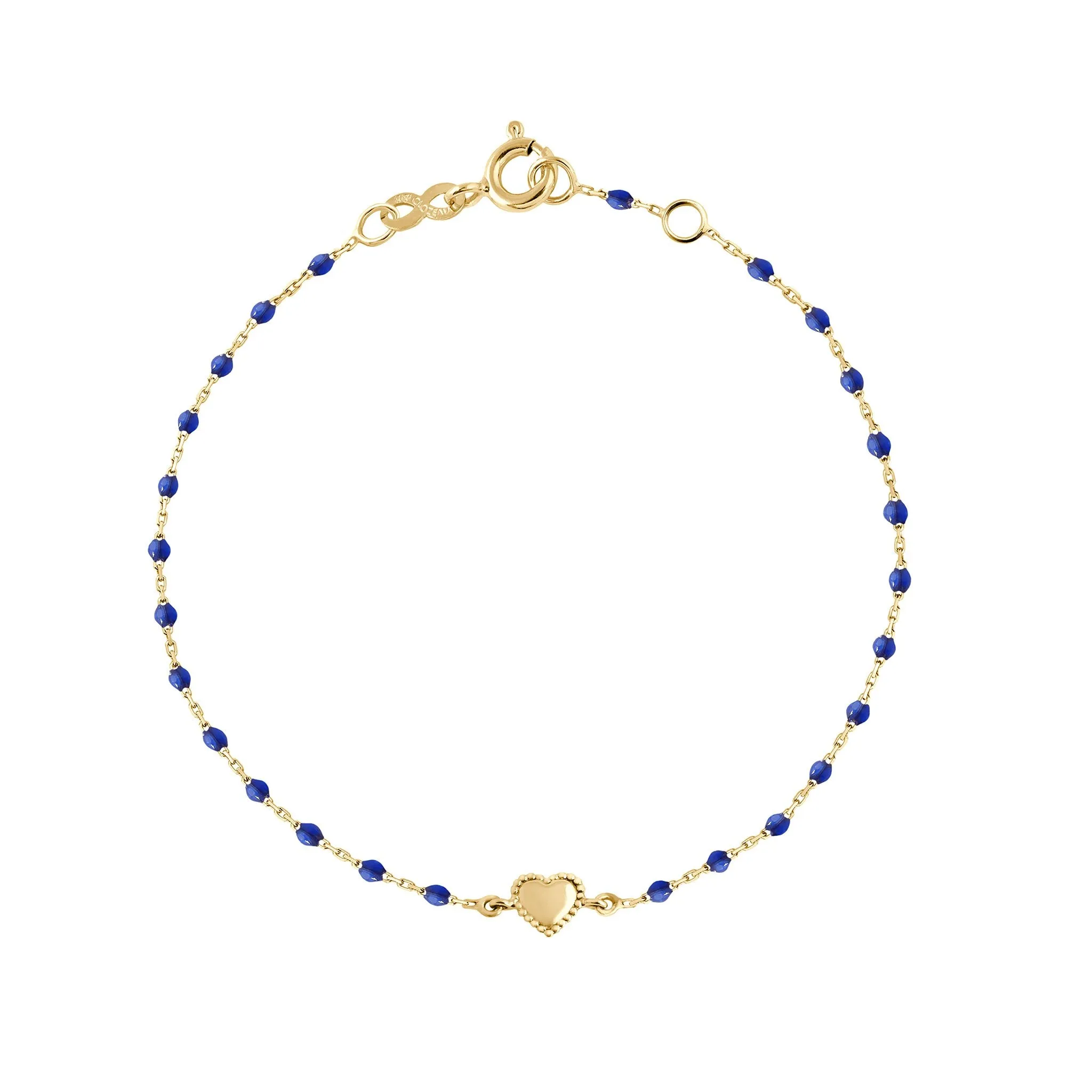 Lucky Heart Mini Gigi Lapis bracelet, Yellow Gold, 6.7