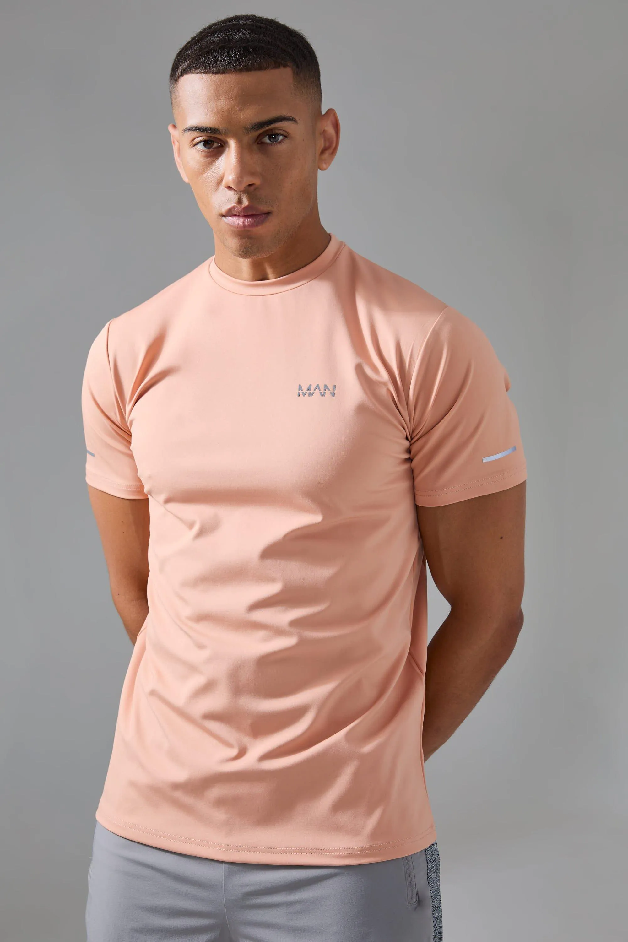 Man Active Performance T-shirt | boohooMAN UK