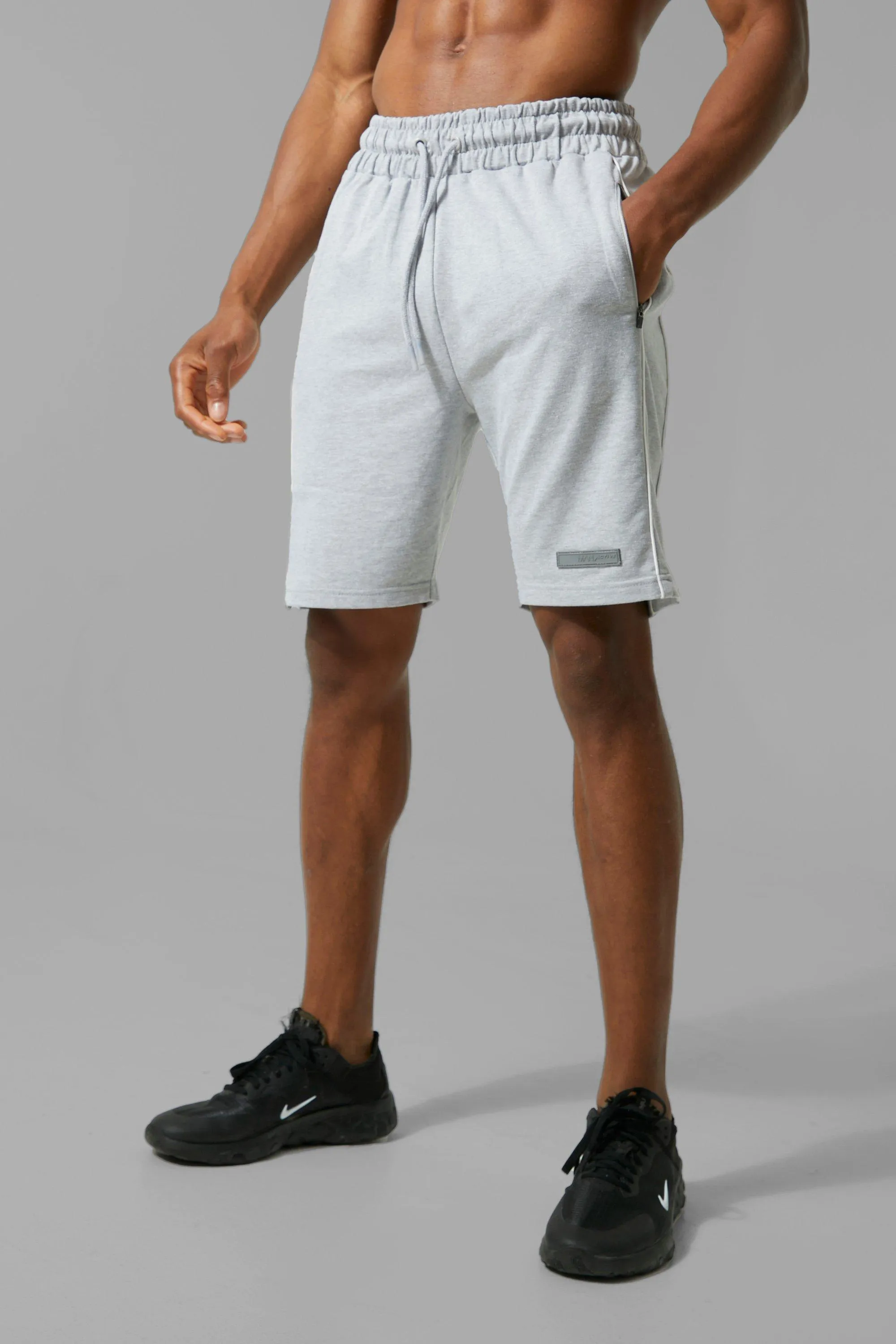 Man Active Piping Detail Shorts