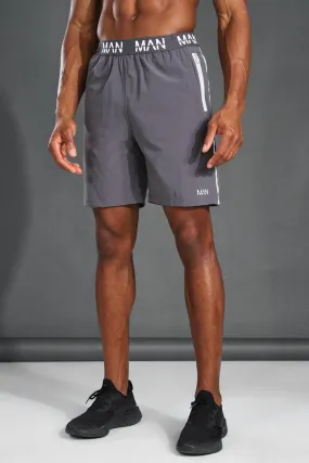 MAN Active Reflective Shorts | boohooMAN UK