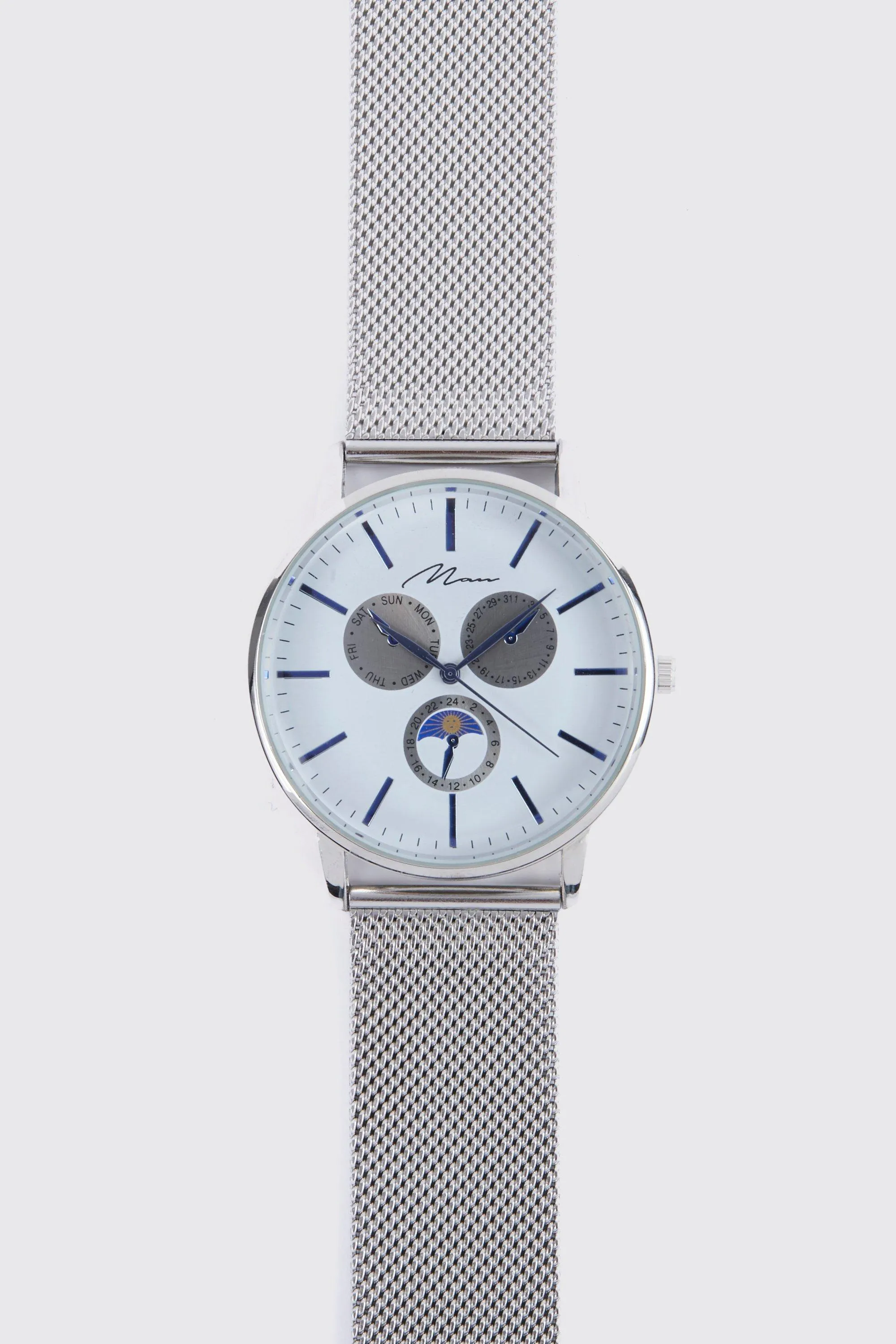 Man Signature Mesh Strap Watch