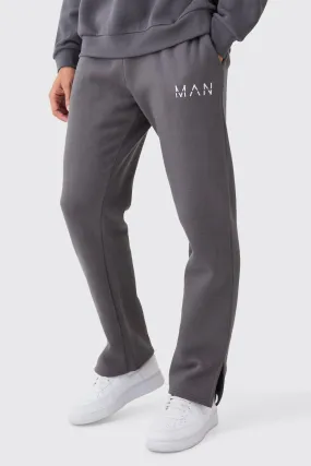 Man Split Hem Jogger | boohooMAN UK