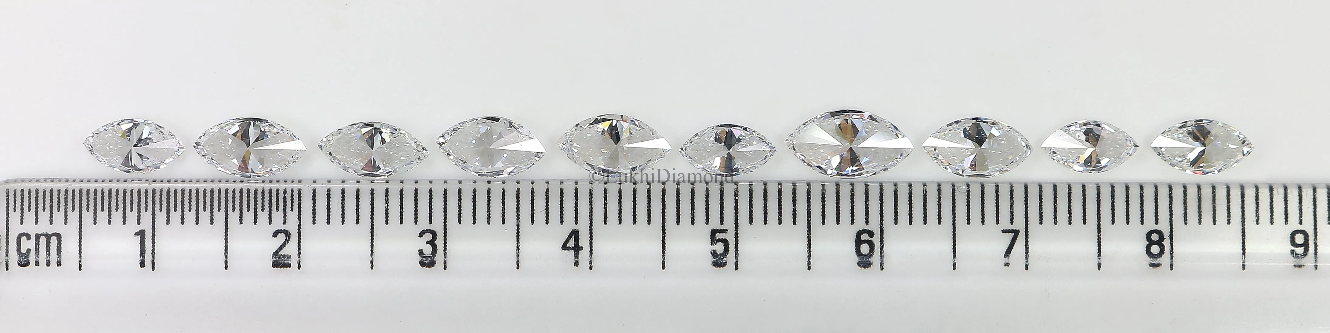 Marquise Cut Lab Grown Diamond 4X2/5X2.5/6X3/7X3.5/8X4 MM Size Marquise Shape Loose Lab Man Made Diamond Gift For Her Engagement