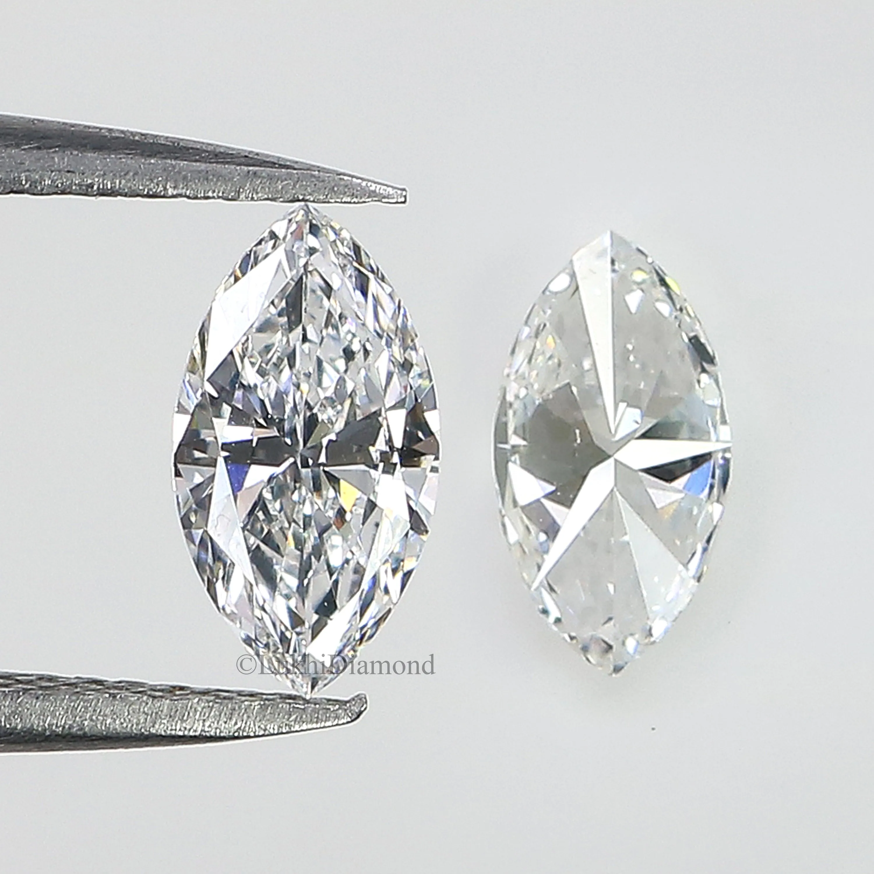 Marquise Cut Lab Grown Diamond 4X2/5X2.5/6X3/7X3.5/8X4 MM Size Marquise Shape Loose Lab Man Made Diamond Gift For Her Engagement