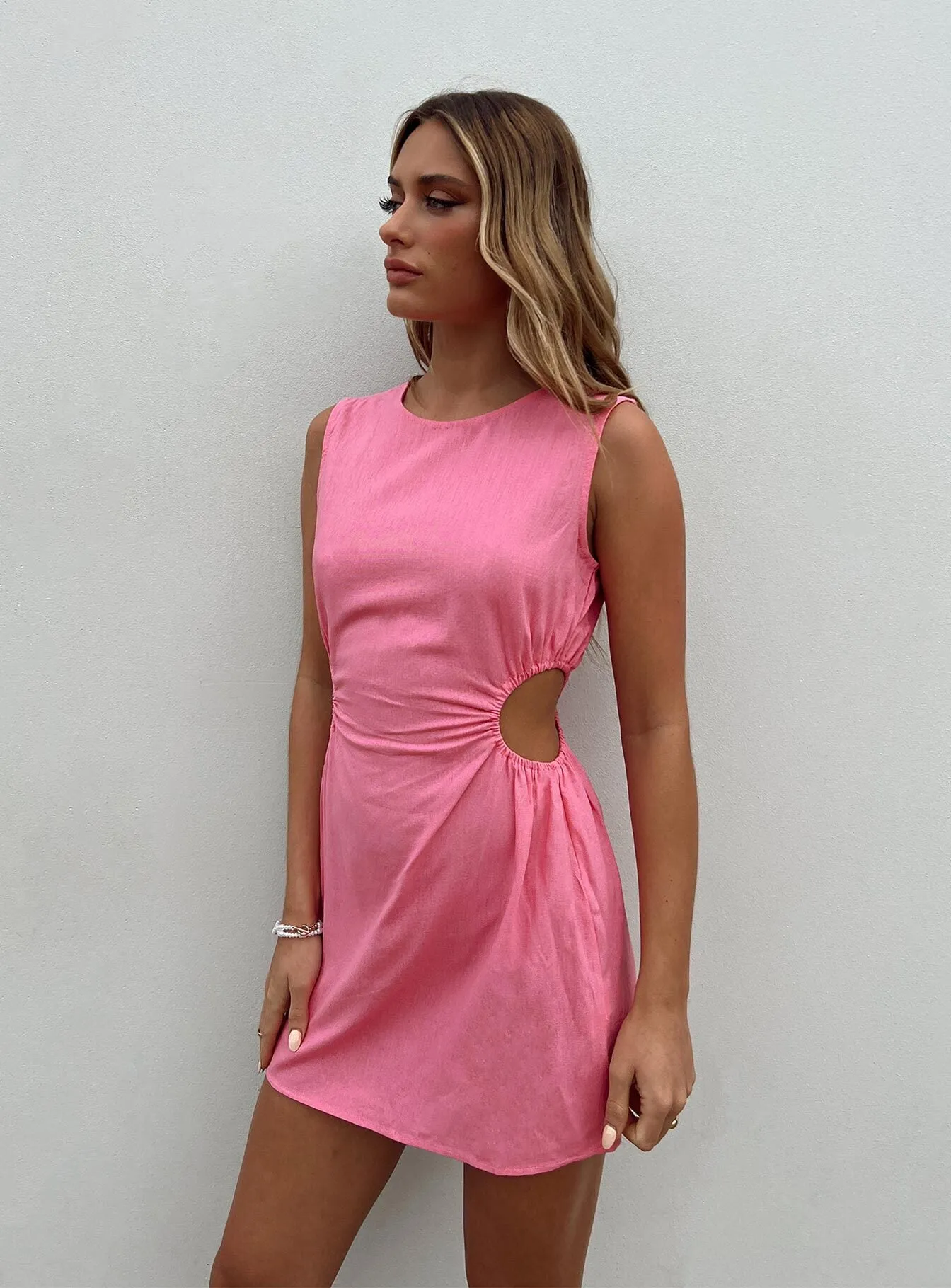 Mayzie Mini Dress Pink