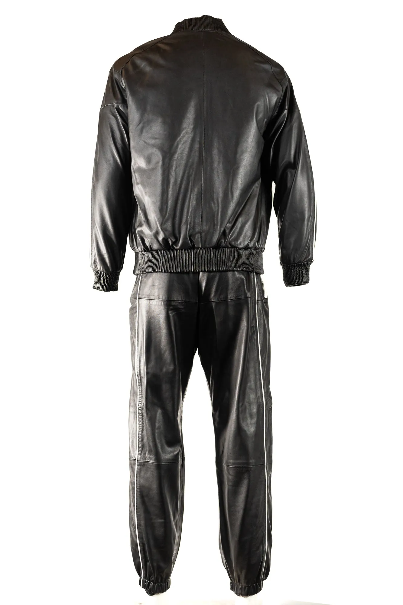 Men's Charm Exclusive Leather Tracksuit: Ricardo (Full Tracksuit)