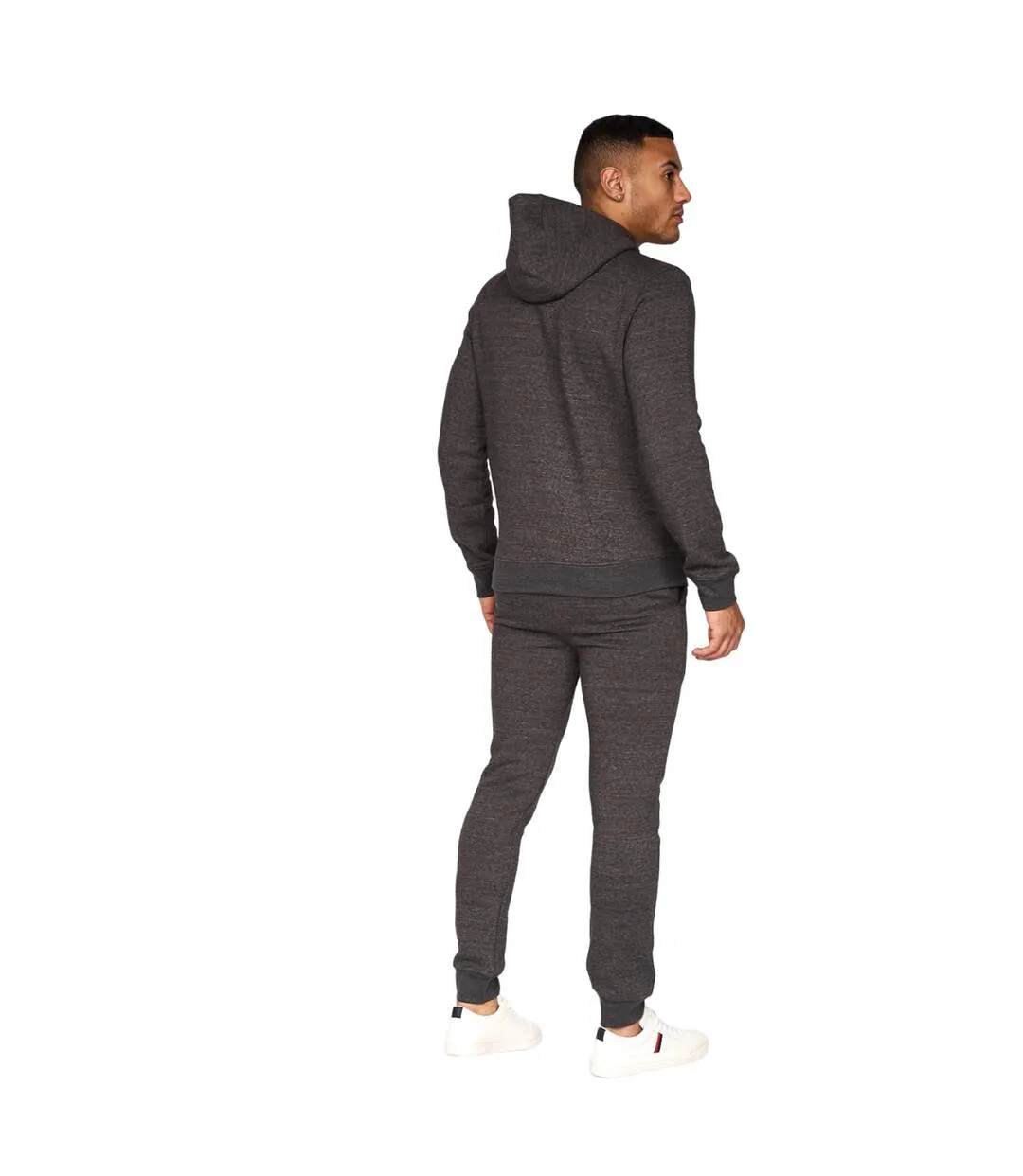 Mens chelmere tracksuit charcoal marl Crosshatch