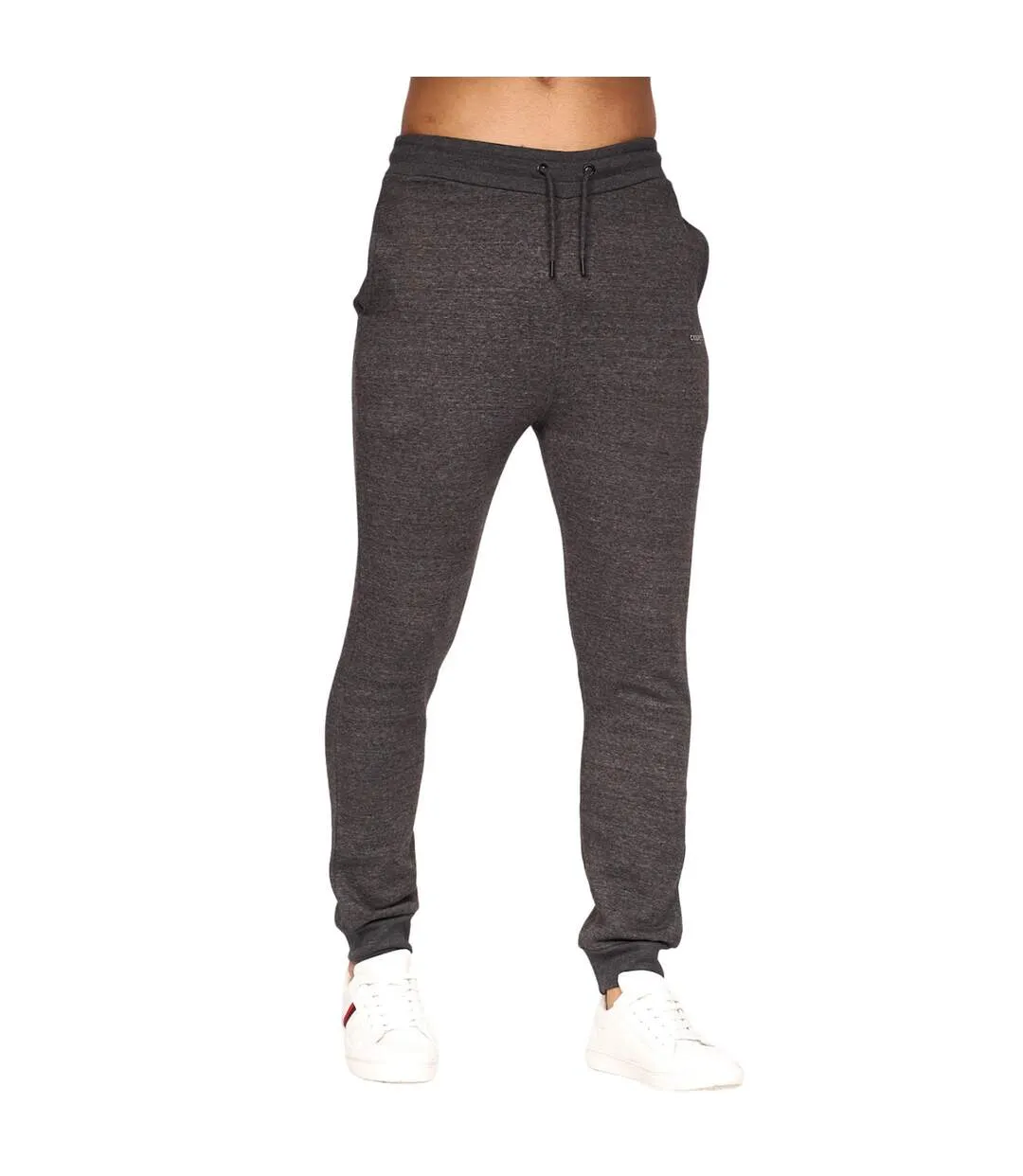 Mens chelmere tracksuit charcoal marl Crosshatch