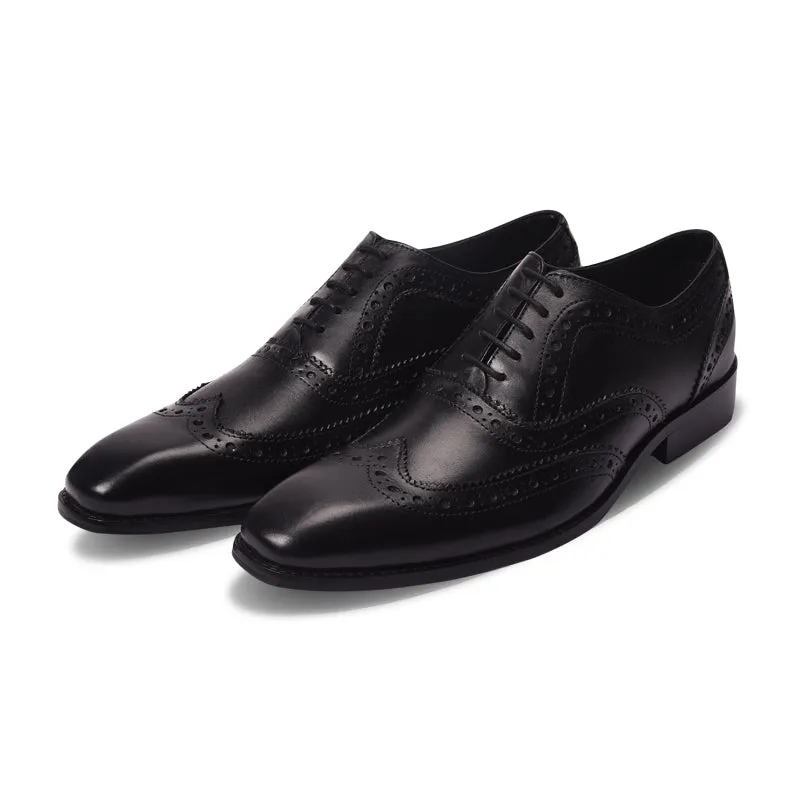 Men's oxford brogue lace up shoes