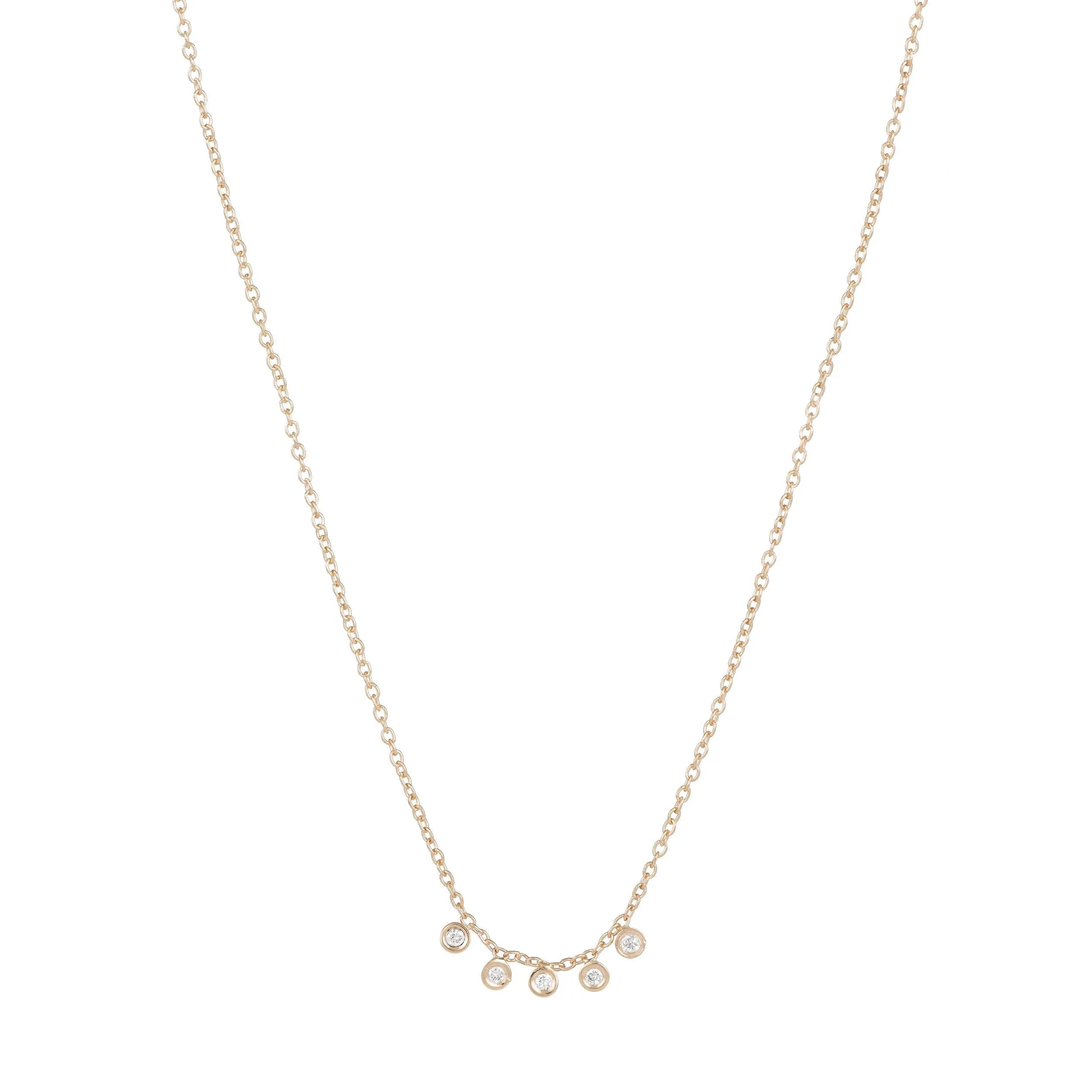 Mini Diamond Dash Necklace