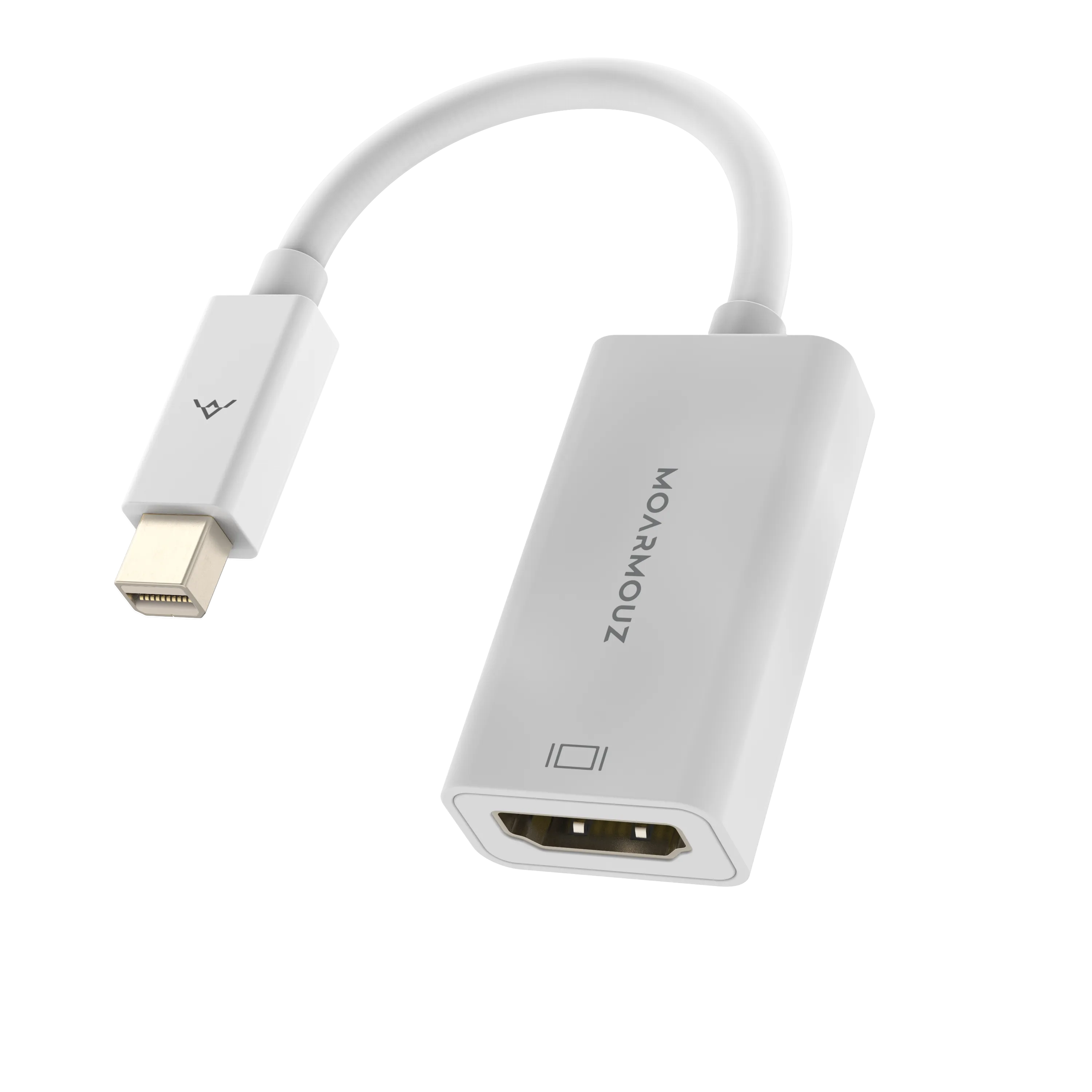 Mini DisplayPort to HDMI 2.0 Adapter - 4K @ 60Hz, 18Gbps Bandwidth