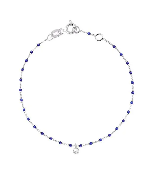 Mini Gigi Lapis bracelet, White Gold 1 Diamond, 6.7