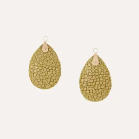 Mini Kiwi Stingray Earring Drops