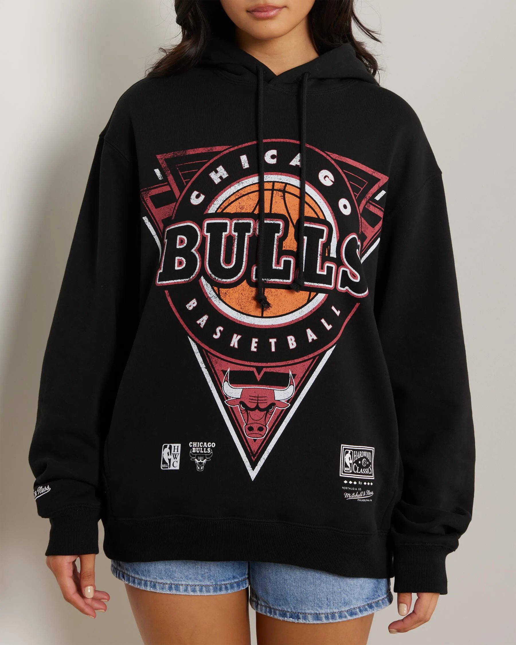 Mitchell & Ness Chicago Bulls Tri Hoodie