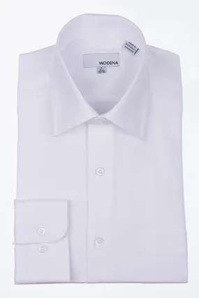 Modena White Long Sleeve Dress Shirt Big Man