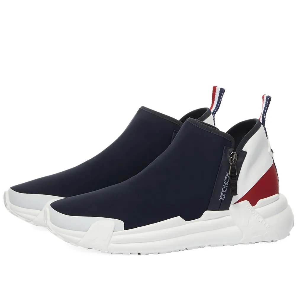 Moncler Compassor Zip Sock RunnerNavy & Red