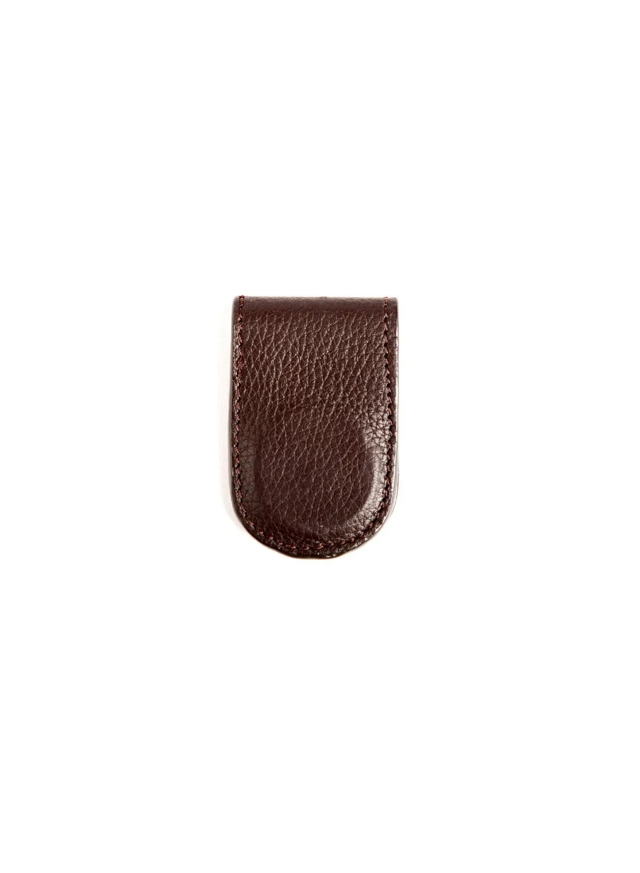 Money Clip - Brown Leather