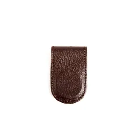 Money Clip - Brown Leather