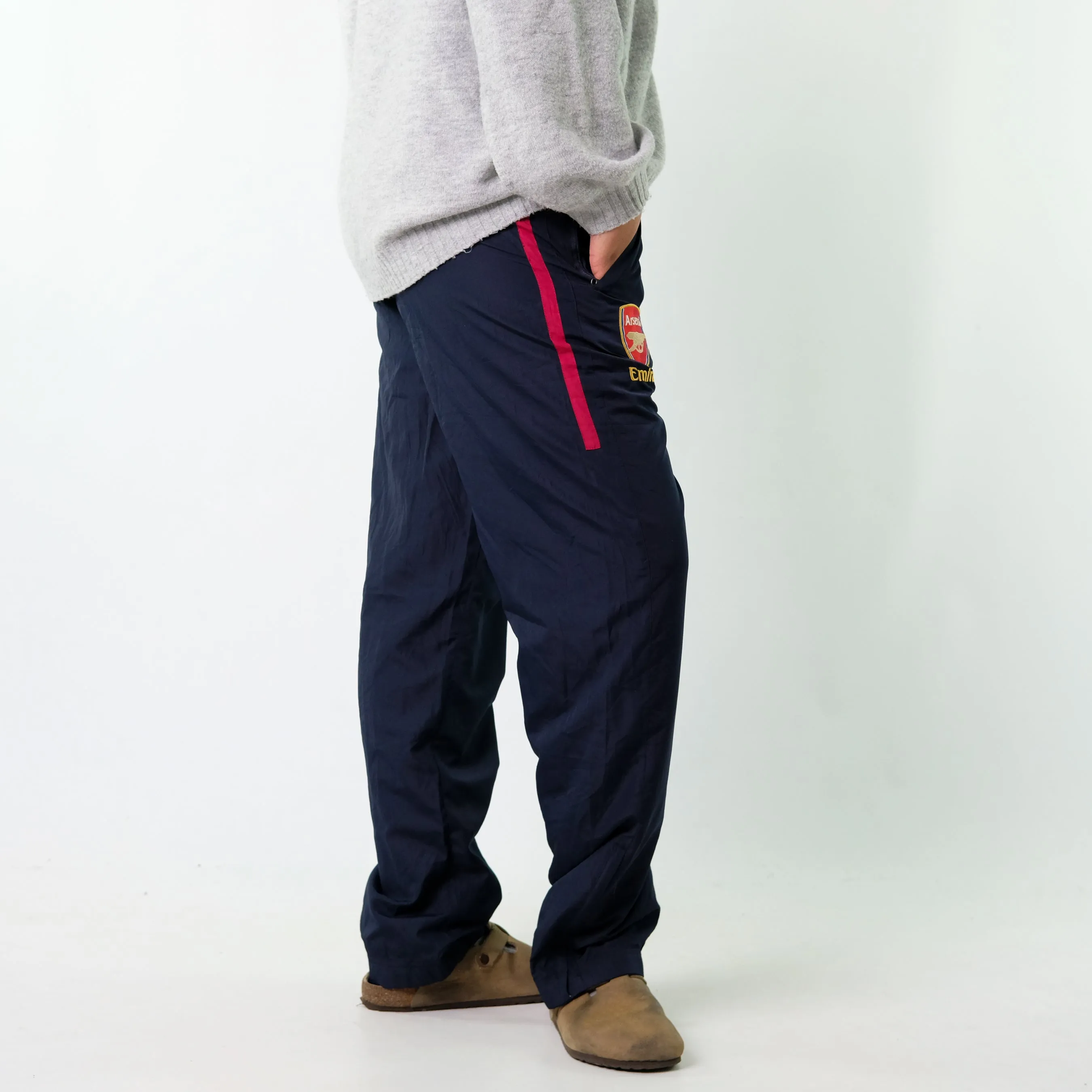 Navy Blue 90s Nike Tracksuit Bottoms  Baggy Pants (42x31)