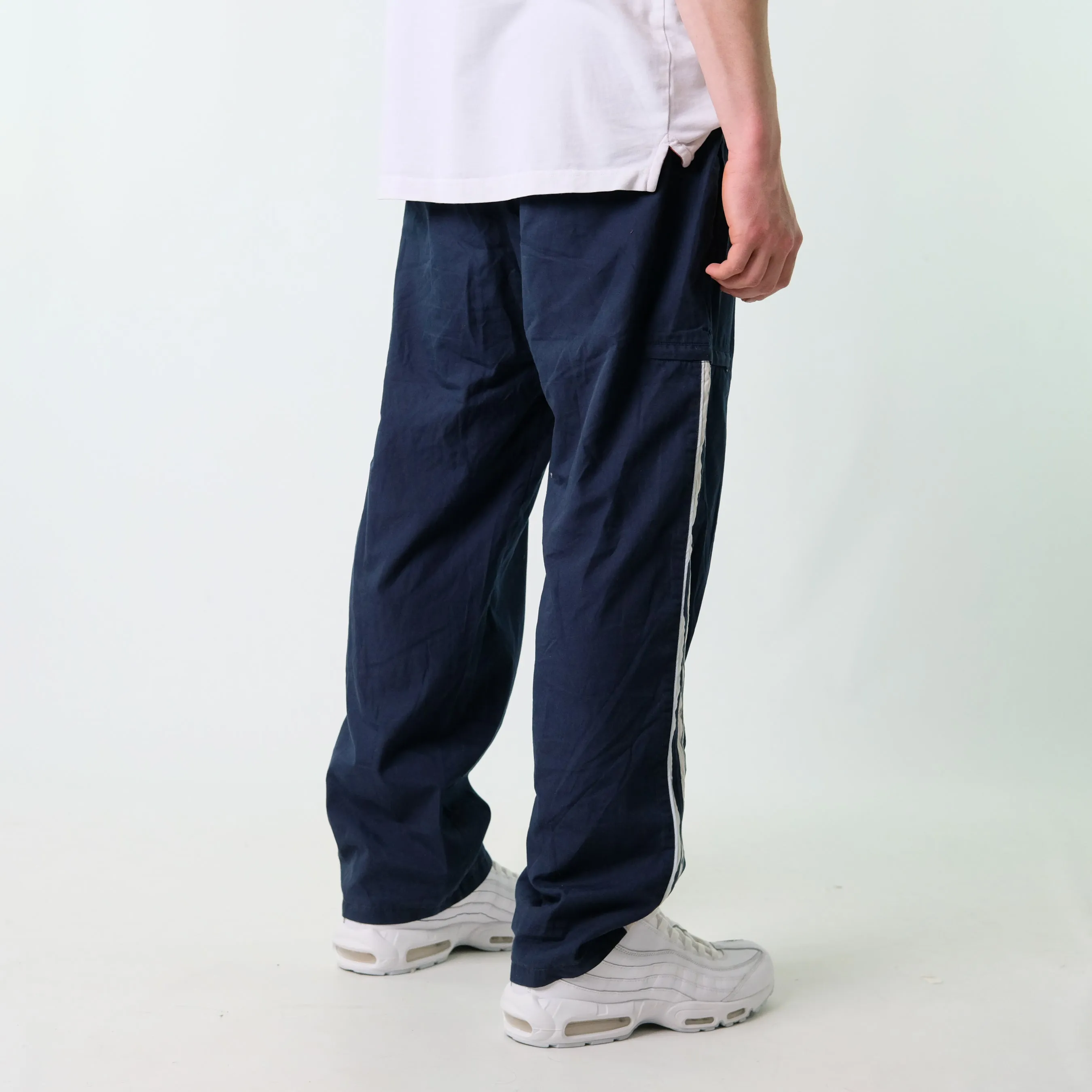 Navy Blue y2ks Nike Tracksuit Bottoms  Baggy Pants (40x30)