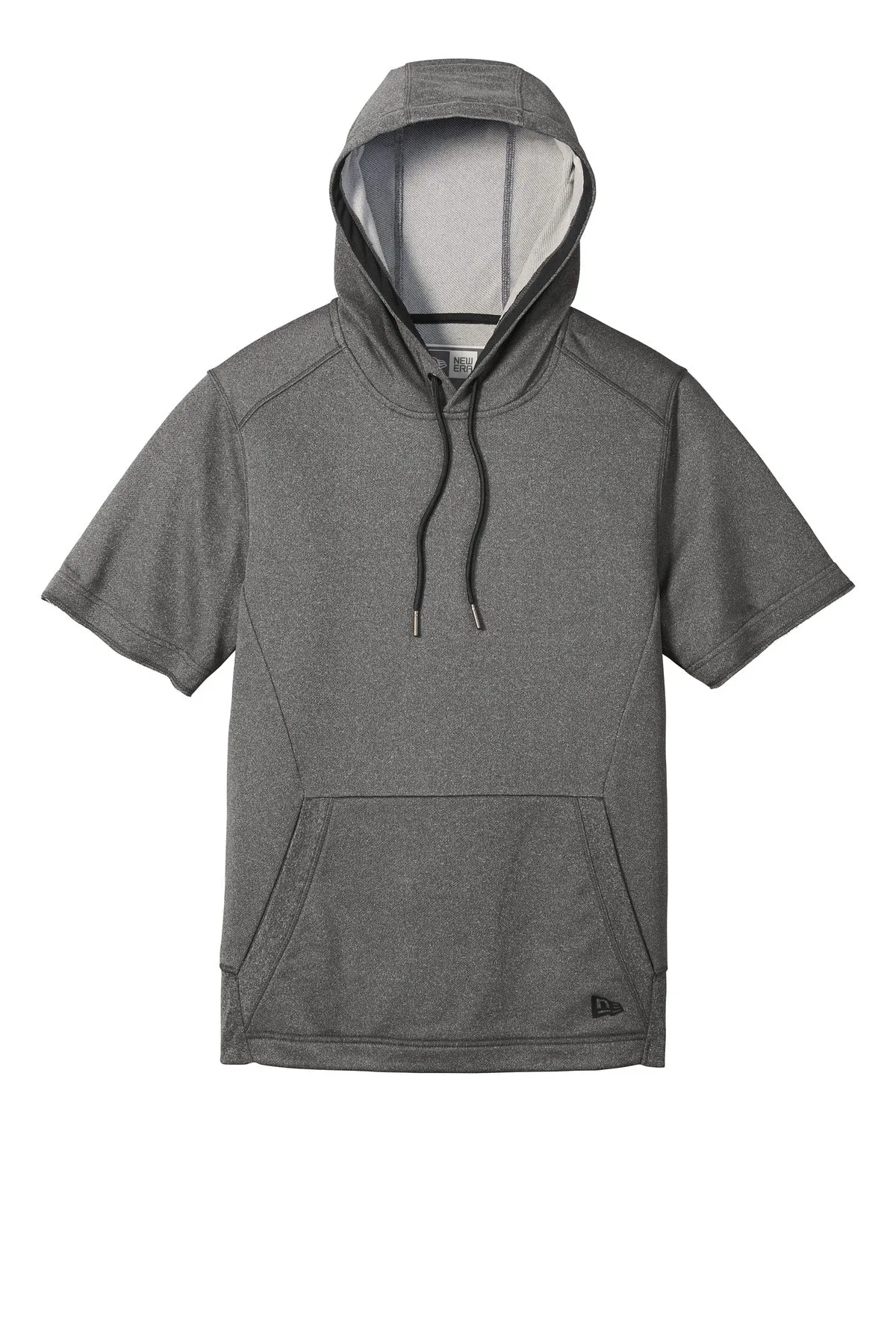 New Era Men's Performance Terry Short Sleeve Hoodie. NEA533