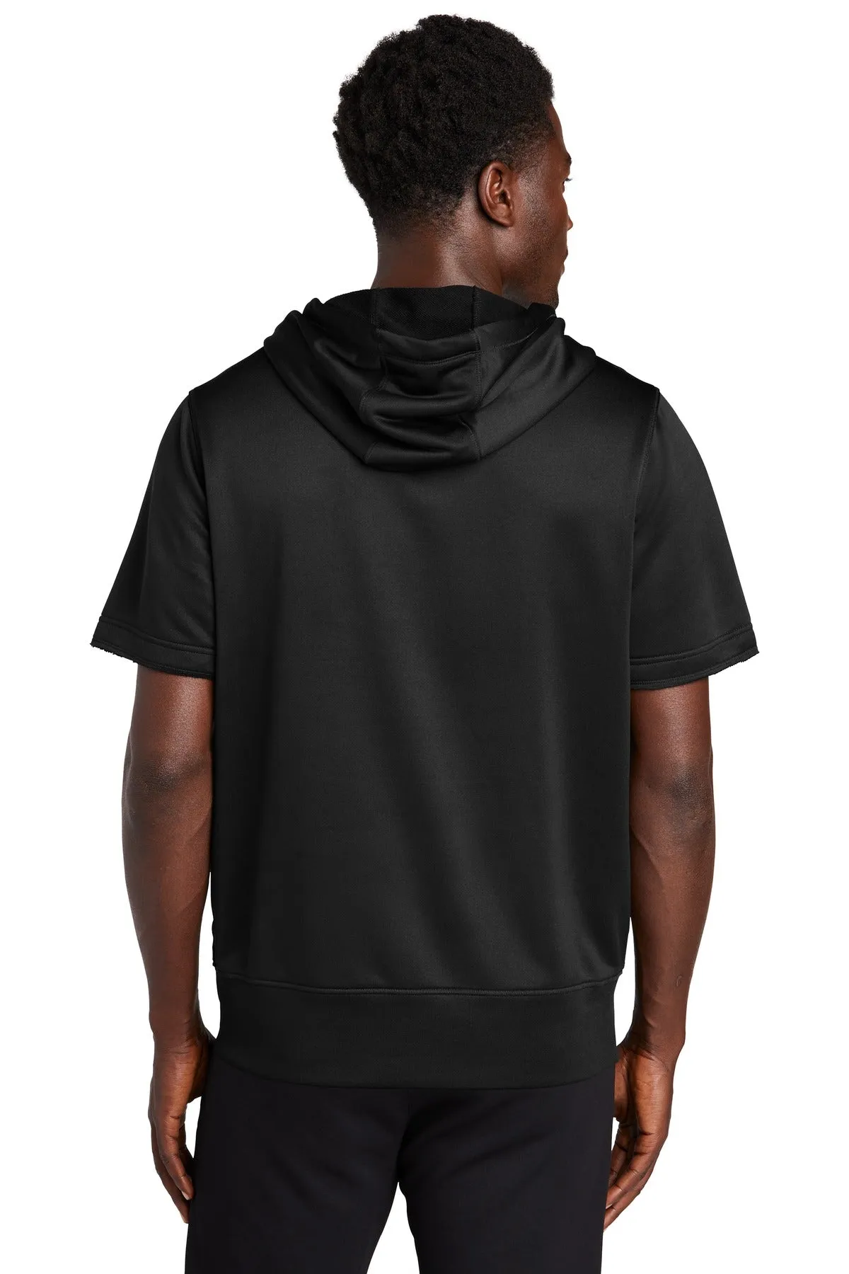 New Era Men's Performance Terry Short Sleeve Hoodie. NEA533